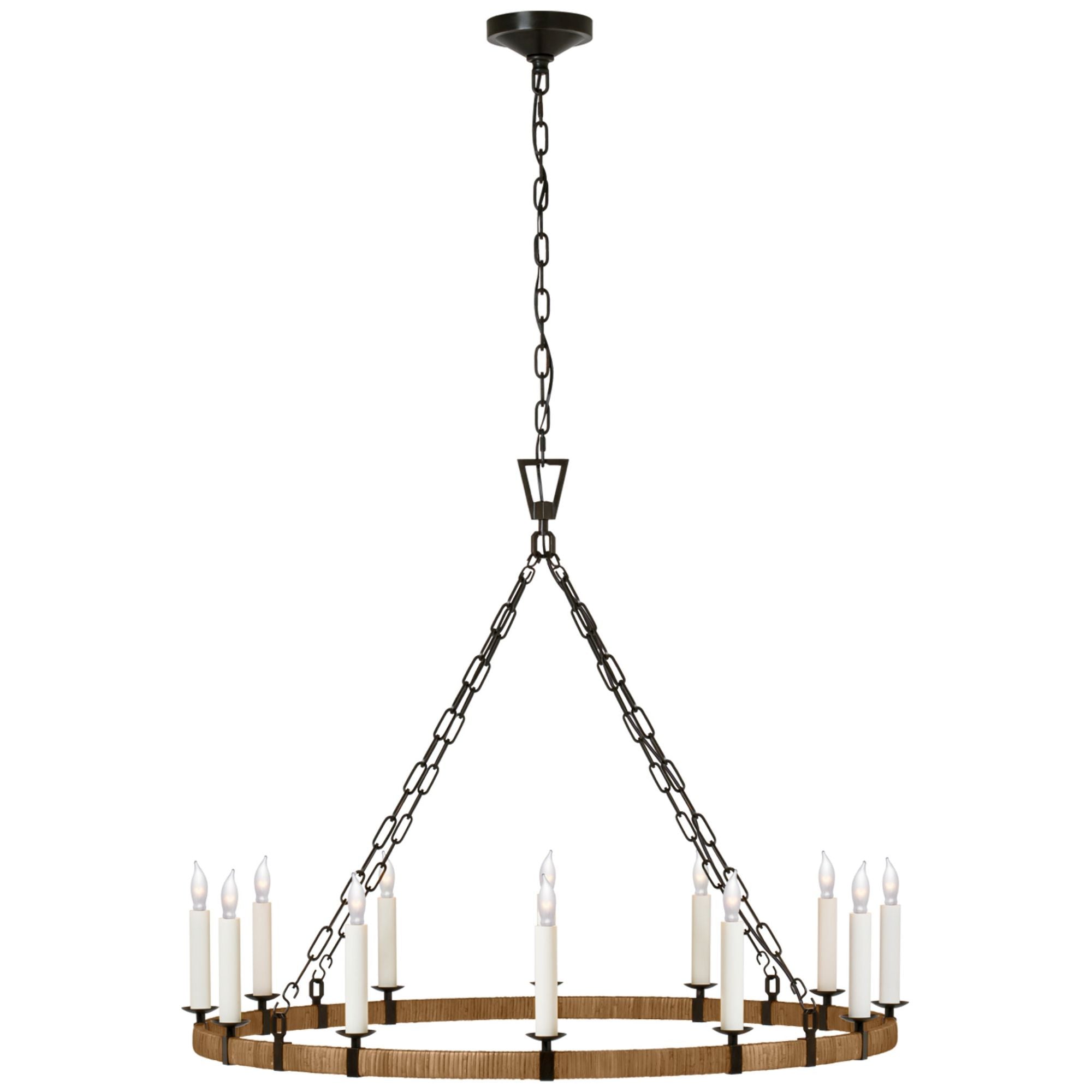 Chapman & Myers Darlana Medium Wrapped Ring Chandelier