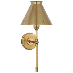 Chapman & Myers Parkington Large Tail Sconce in Antique-Burnished