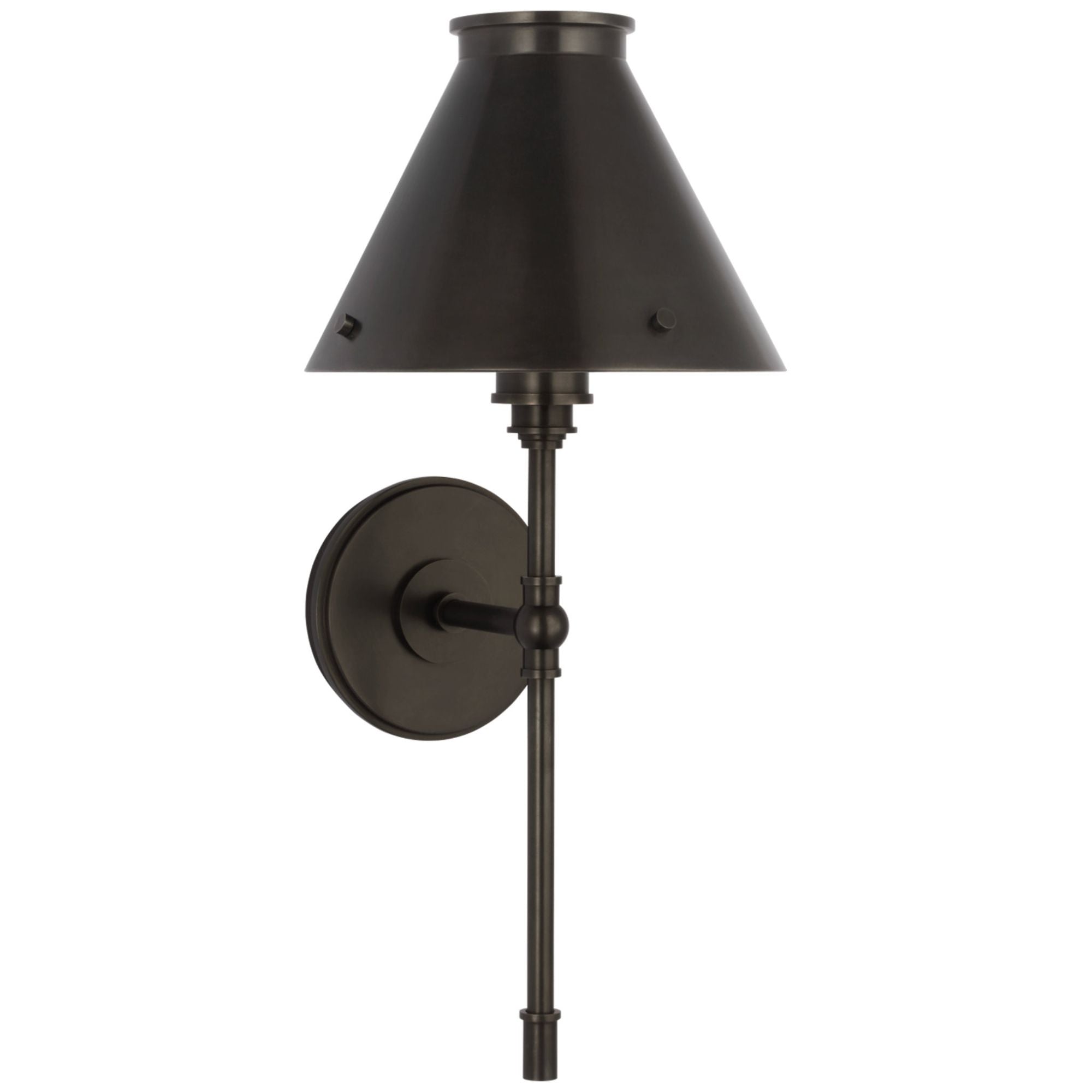 Chapman & Myers Parkington Large Tail Sconce in Bronze Wall Light W8.5" x H19.5"