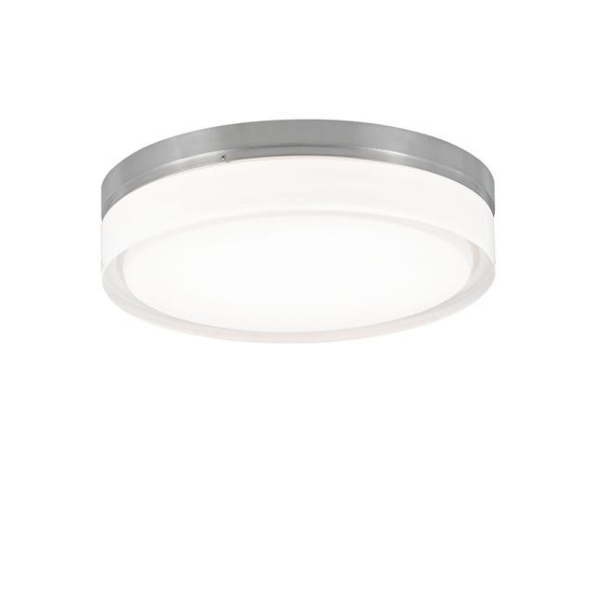 Cirque Large Flush Mount Flush & Semi-Flush Mount, Wall Collection 1-Light LED 2700K Chrome by Sean Lavin