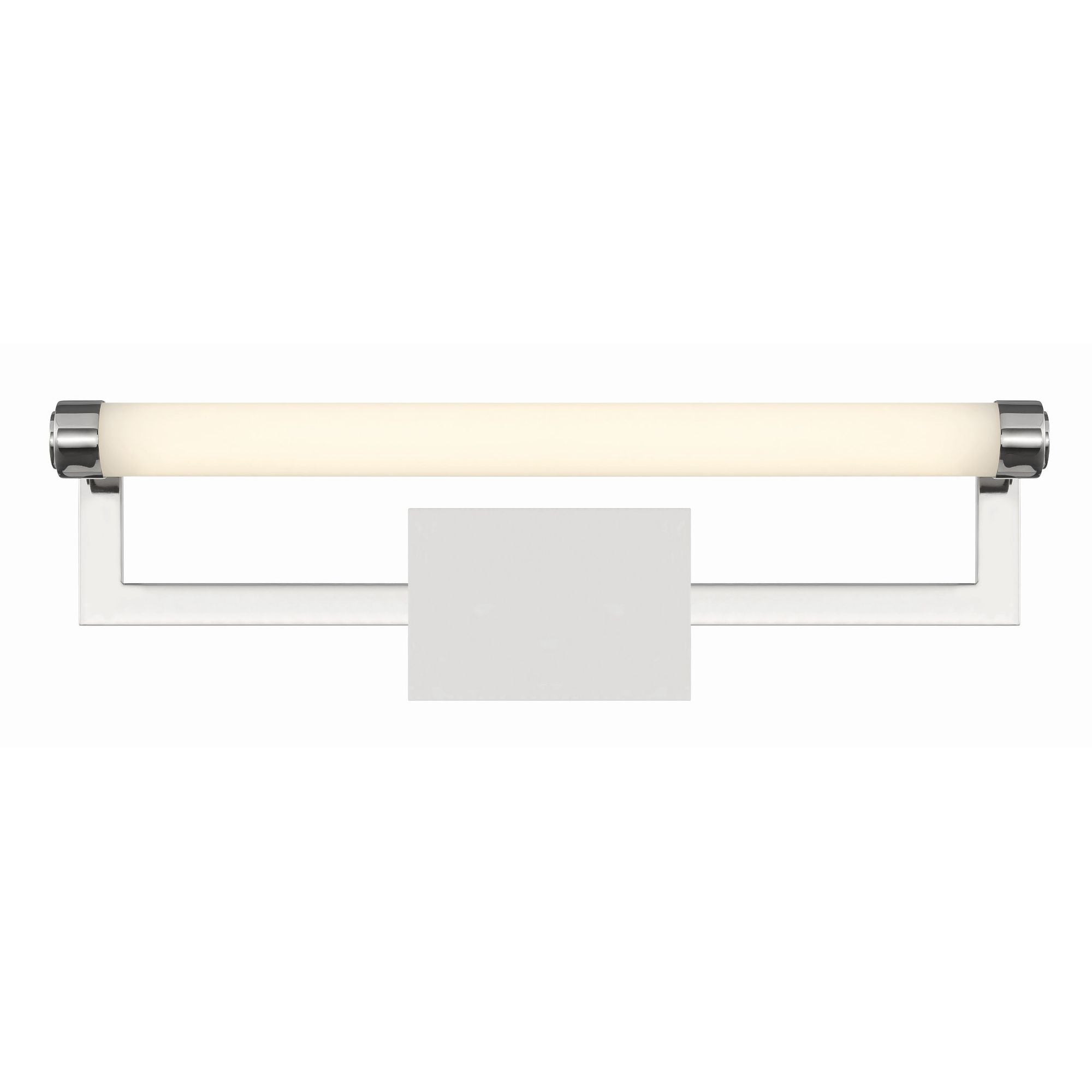 Clinton Integrated LED Polished Nickel Picture Light Glass 26.25"W x 8"H x 5"D