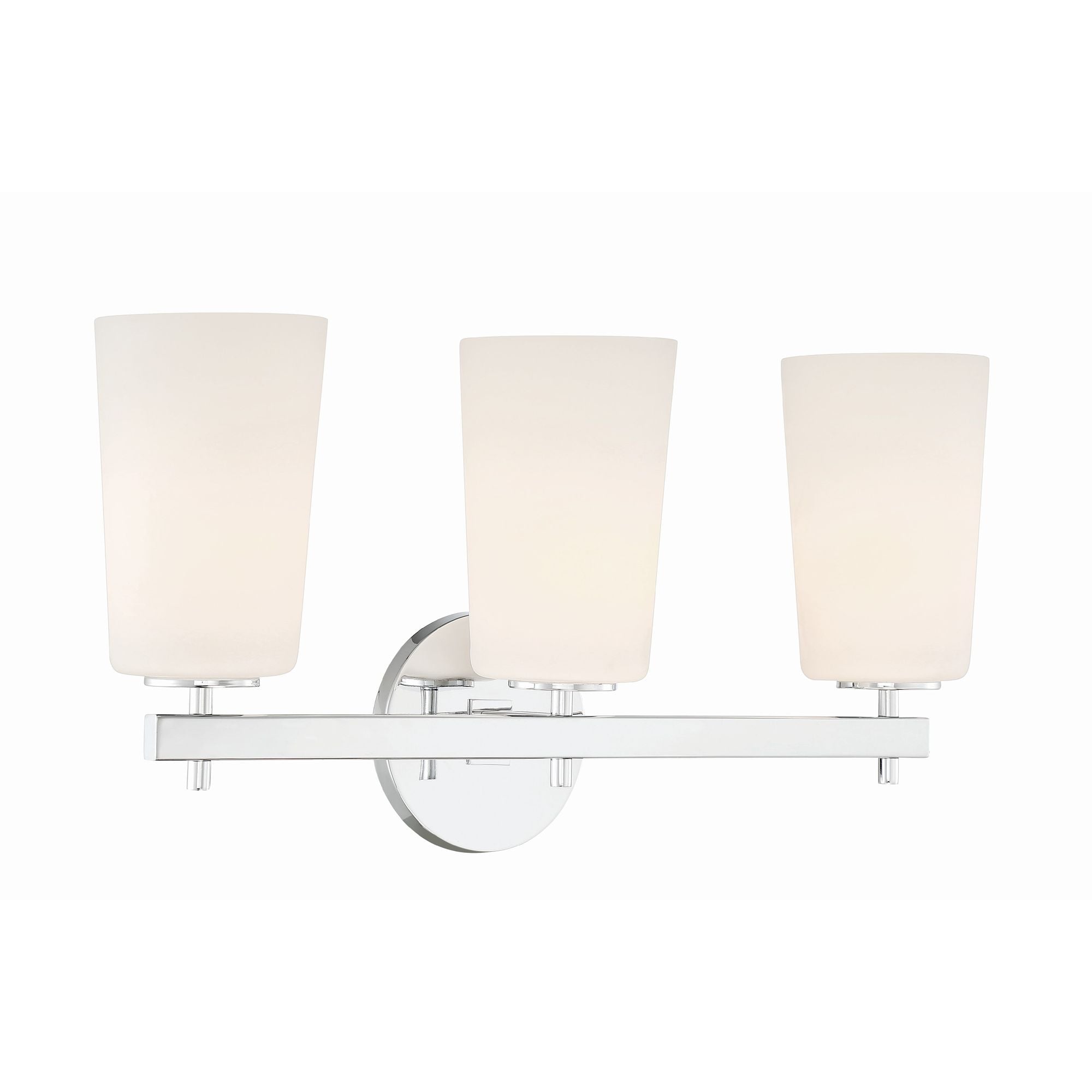 Colton 23.25'' Polished Chrome Bathroom Vanity Silver 23.25"W x 11.75"H x 6"D