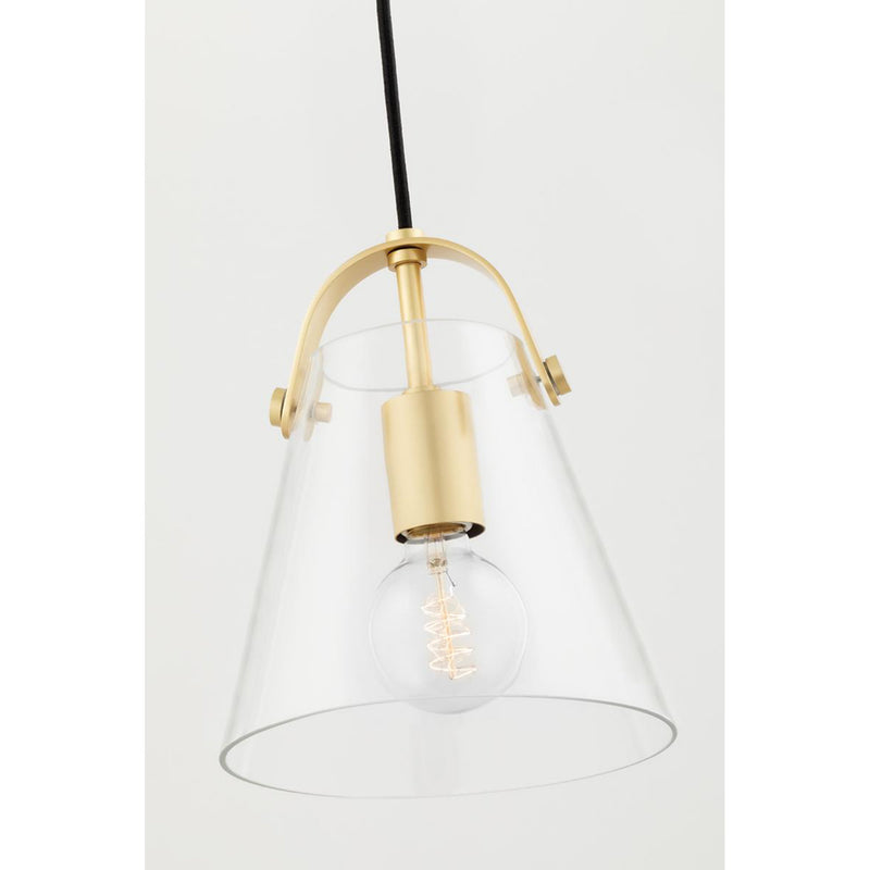 Karin 3 Light Linear in Aged Brass