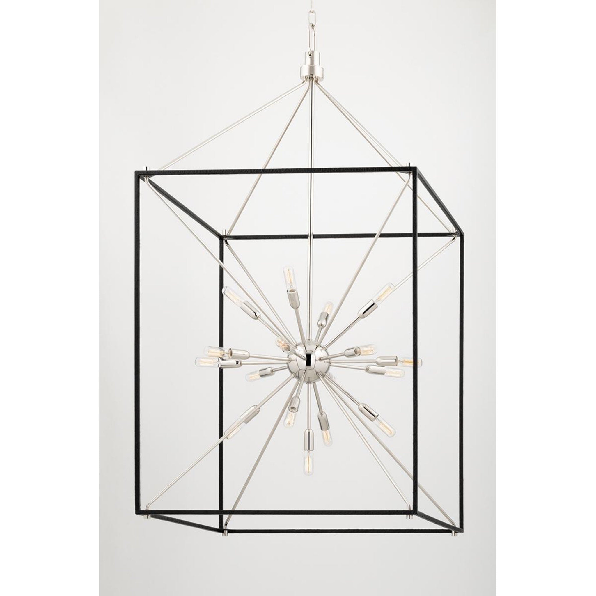 Glendale 13-Light Lantern in  Aged Brass/Black 20.25L x 20.25W x 38.25H