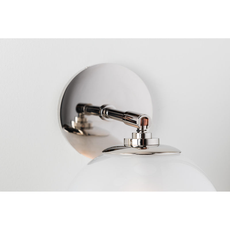 Tilly 1 Light Wall Sconce in Polished Nickel