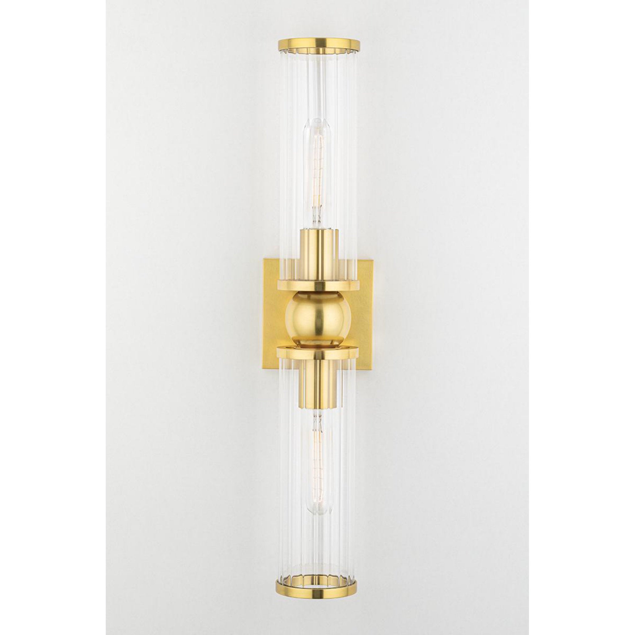 Malone 1 Light Wall Sconce in Polished Nickel