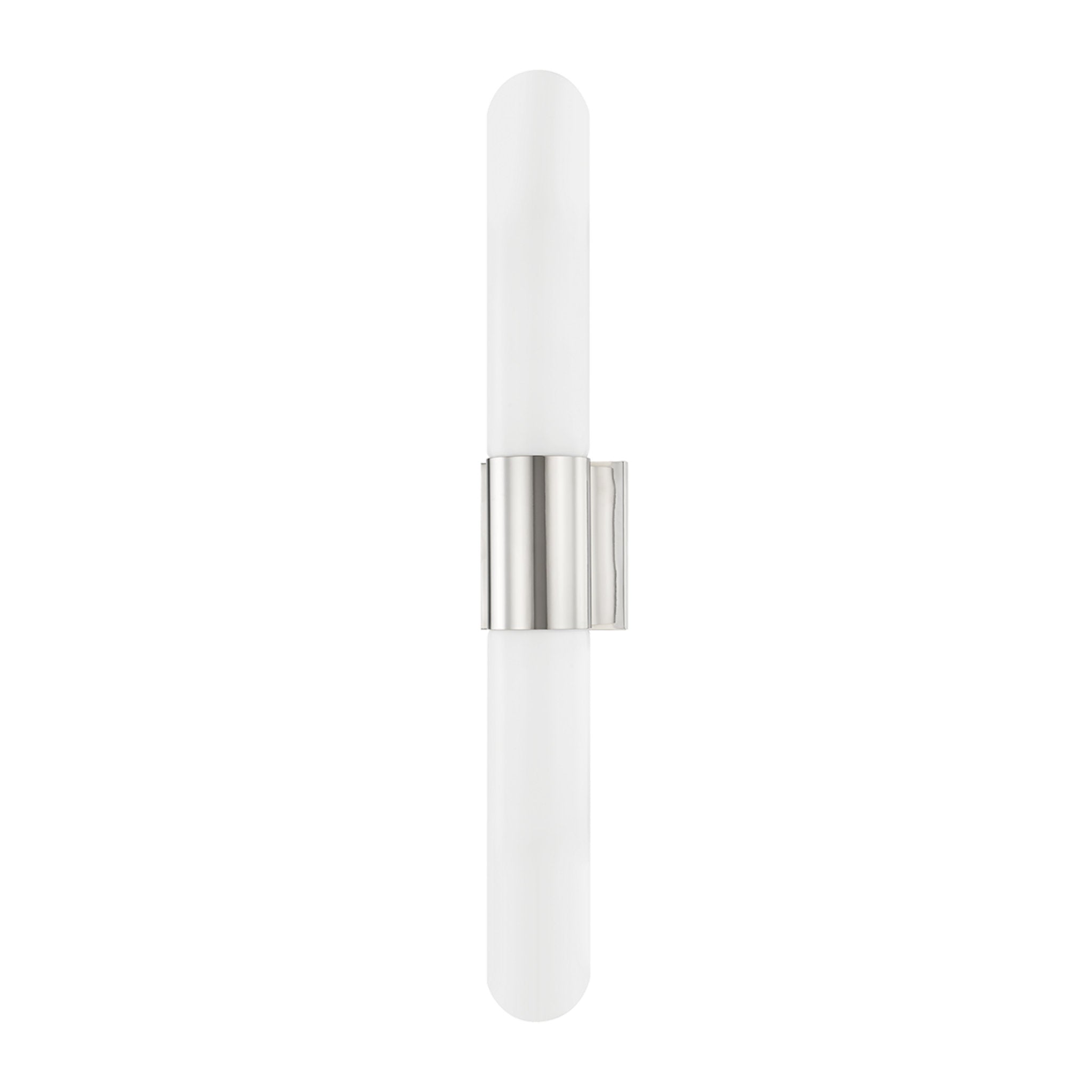 Carlin 2-Light Wall Sconce in Polished Nickel 4.5W x 27H