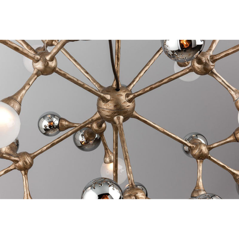 Element 40 Light Chandelier in Vienna Bronze