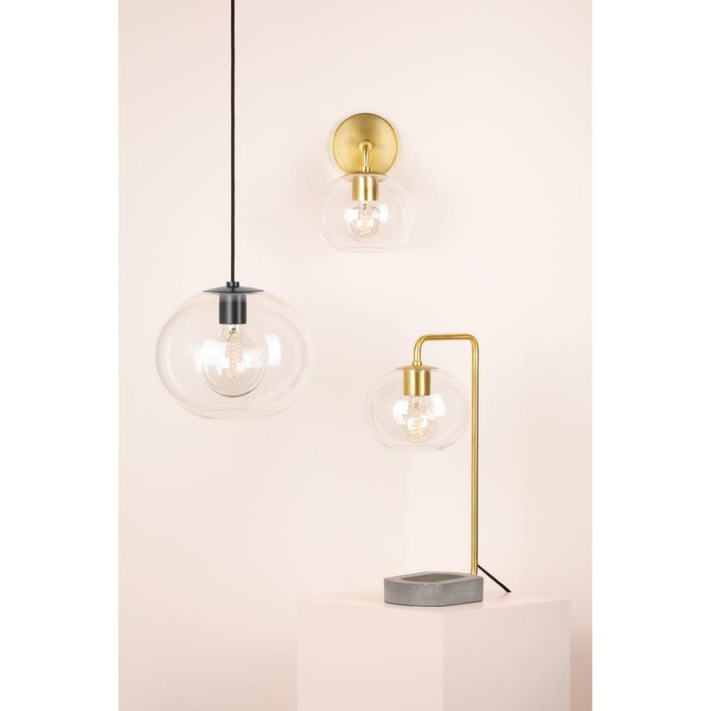 Margot 1 Light Pendant in Aged Brass