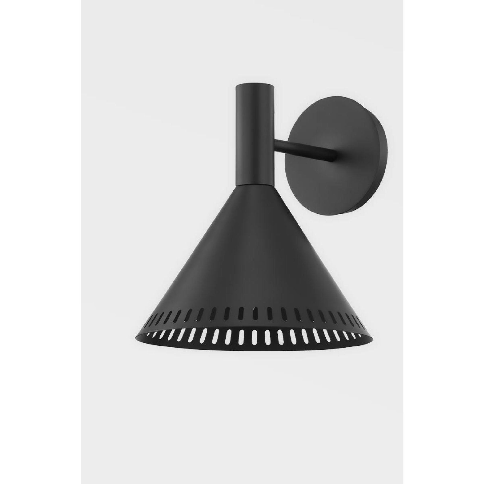 Atticus Wall Sconce 1-Light LED in  Soft Black 9L x 9W x 10H