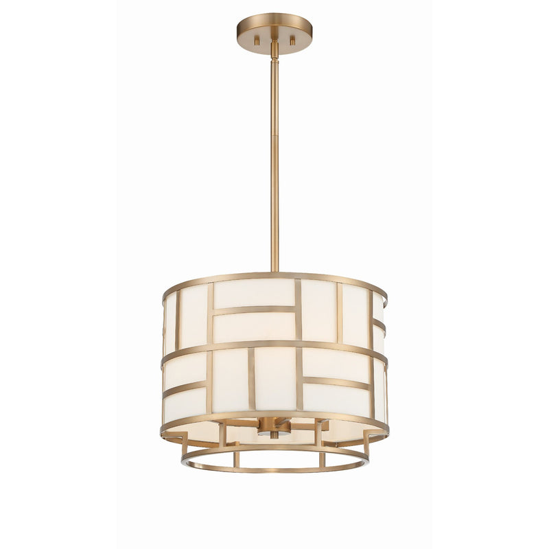 Libby Langdon for Crystorama Danielson 4 Light Vibrant Gold Chandelier