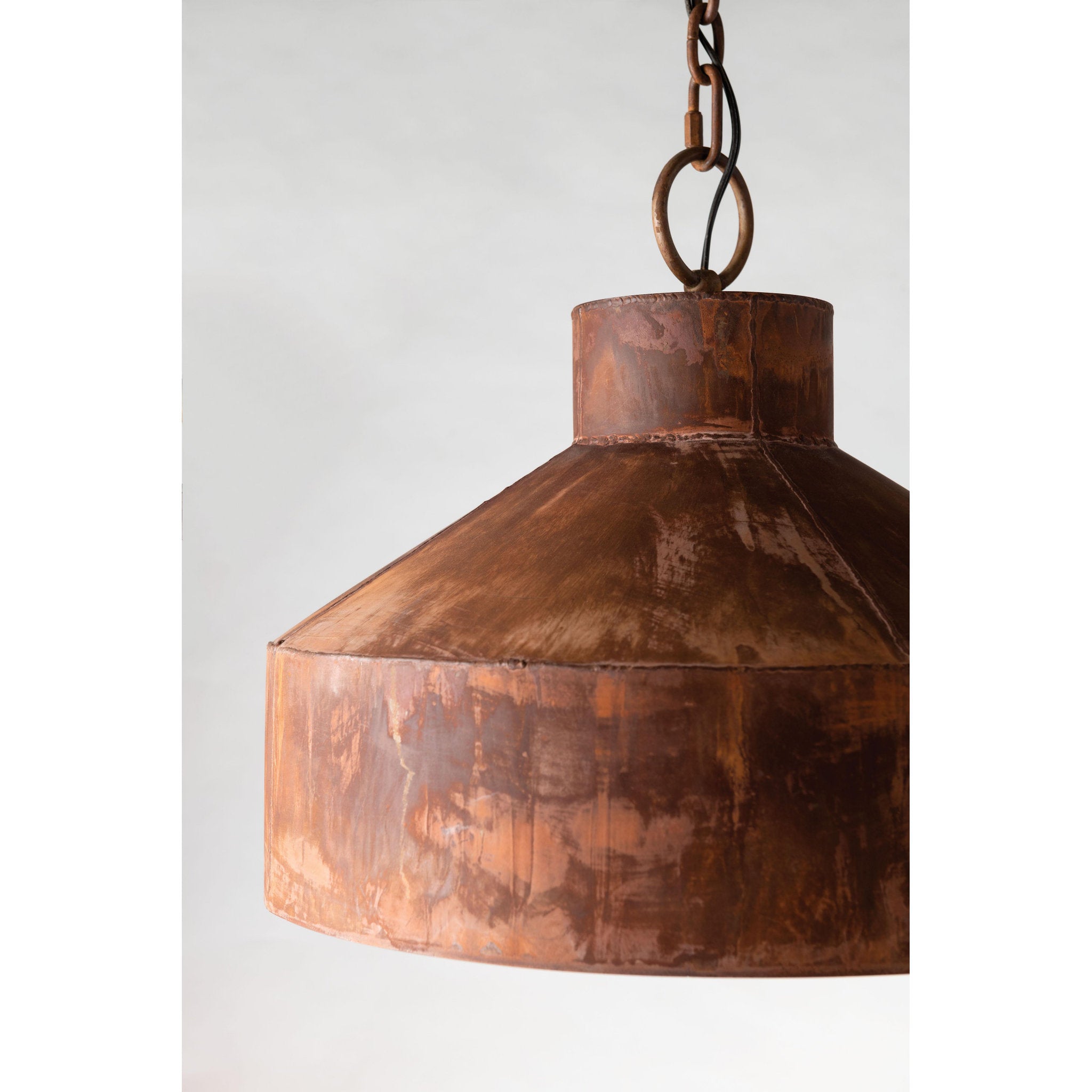 Rise & Shine Pendant 3-Light LED in  Rust Patina 18L x 18W x 15.25H