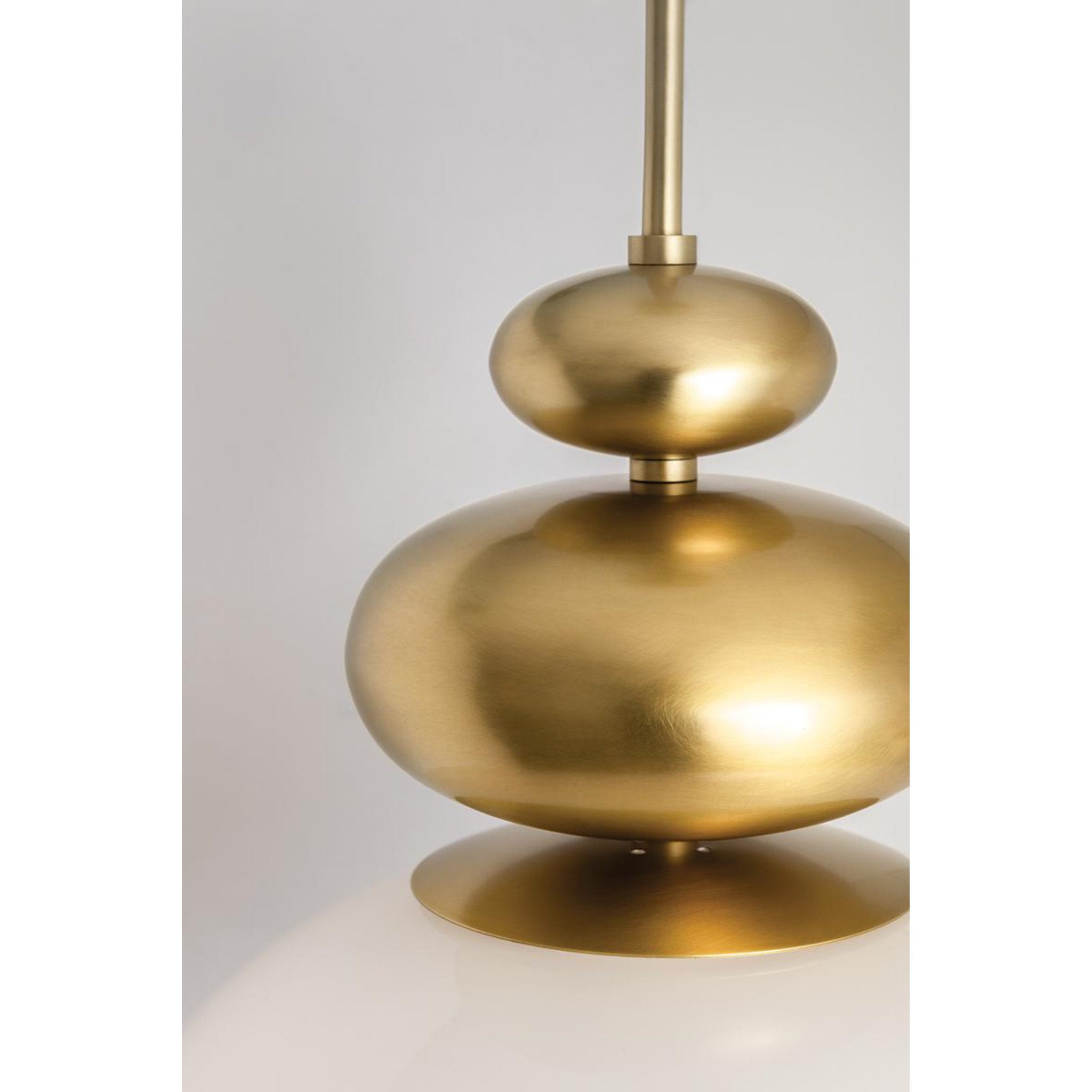 Elsie 1-Light Pendant in Aged Brass