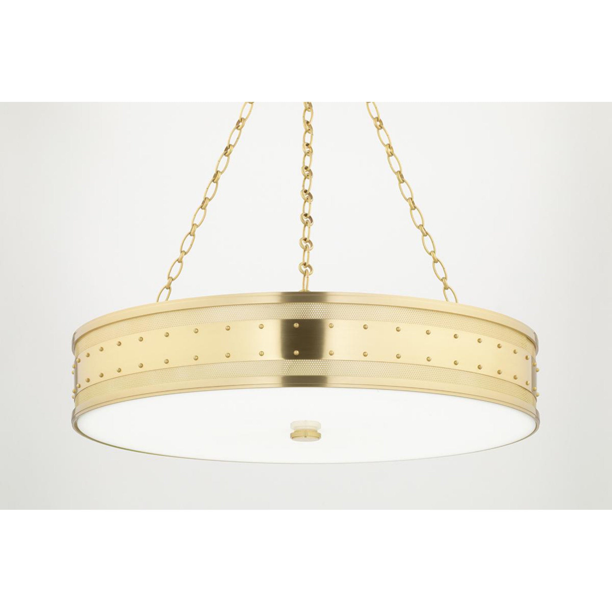 Gaines 3 Light Flush Mount in Aged Old Bronze