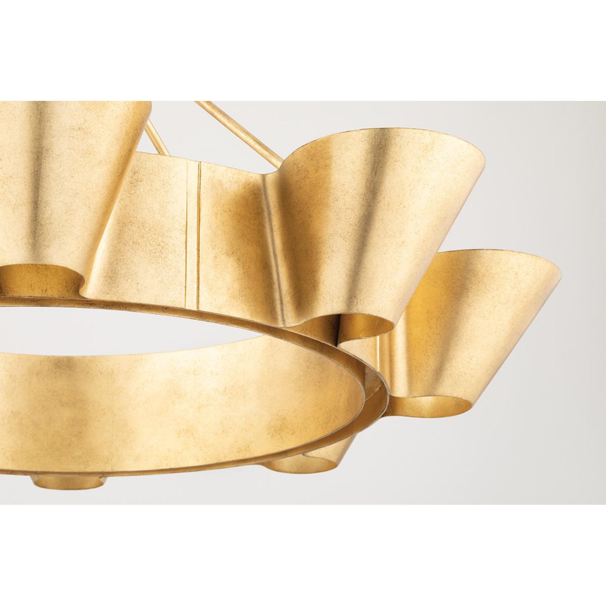 Reeve 1-Light Wall Sconce in  Vintage Gold Leaf 8L x 8W x 5H