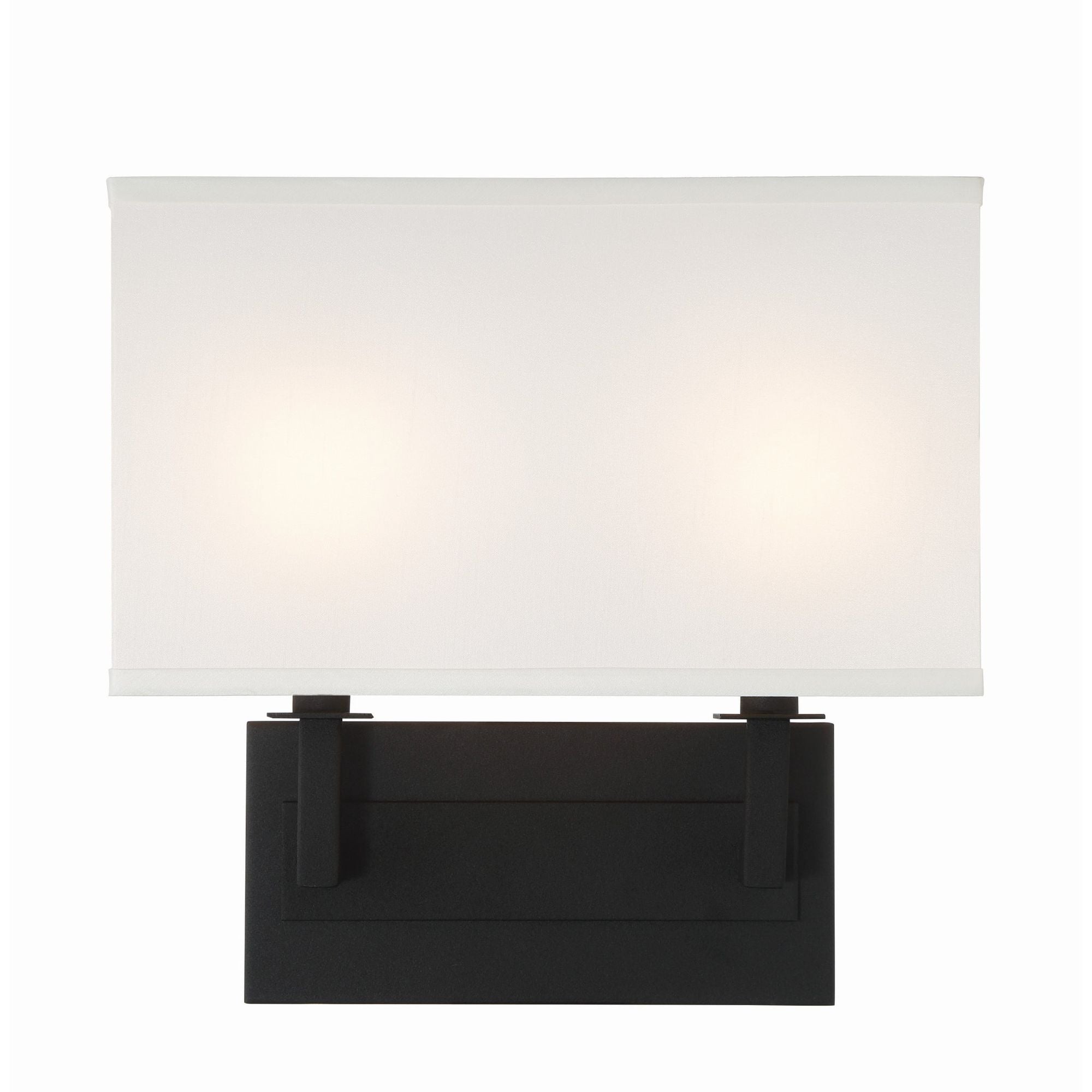 Durham 12.75'' Black Forged Sconce Black 12.75"W x 12.25"H x 3.75"D