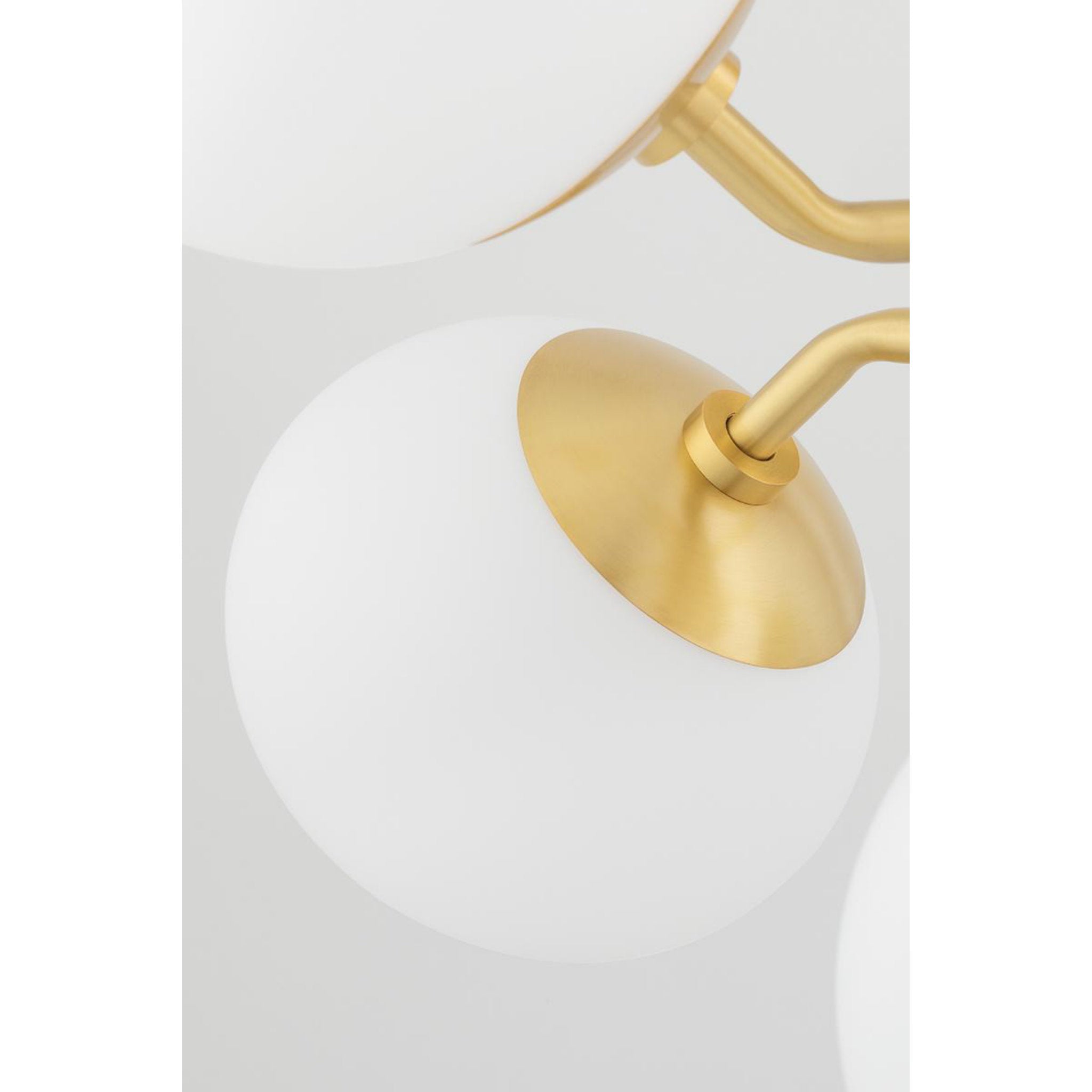 Estee 6-Light Chandelier in Aged Brass