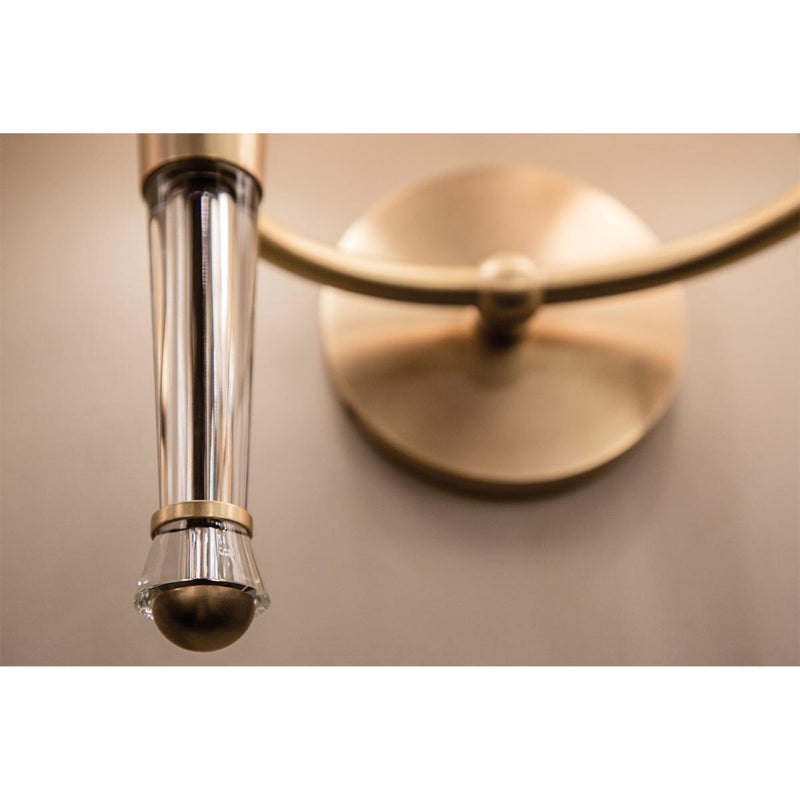 Volta 1 Light Wall Sconce in Polished Nickel