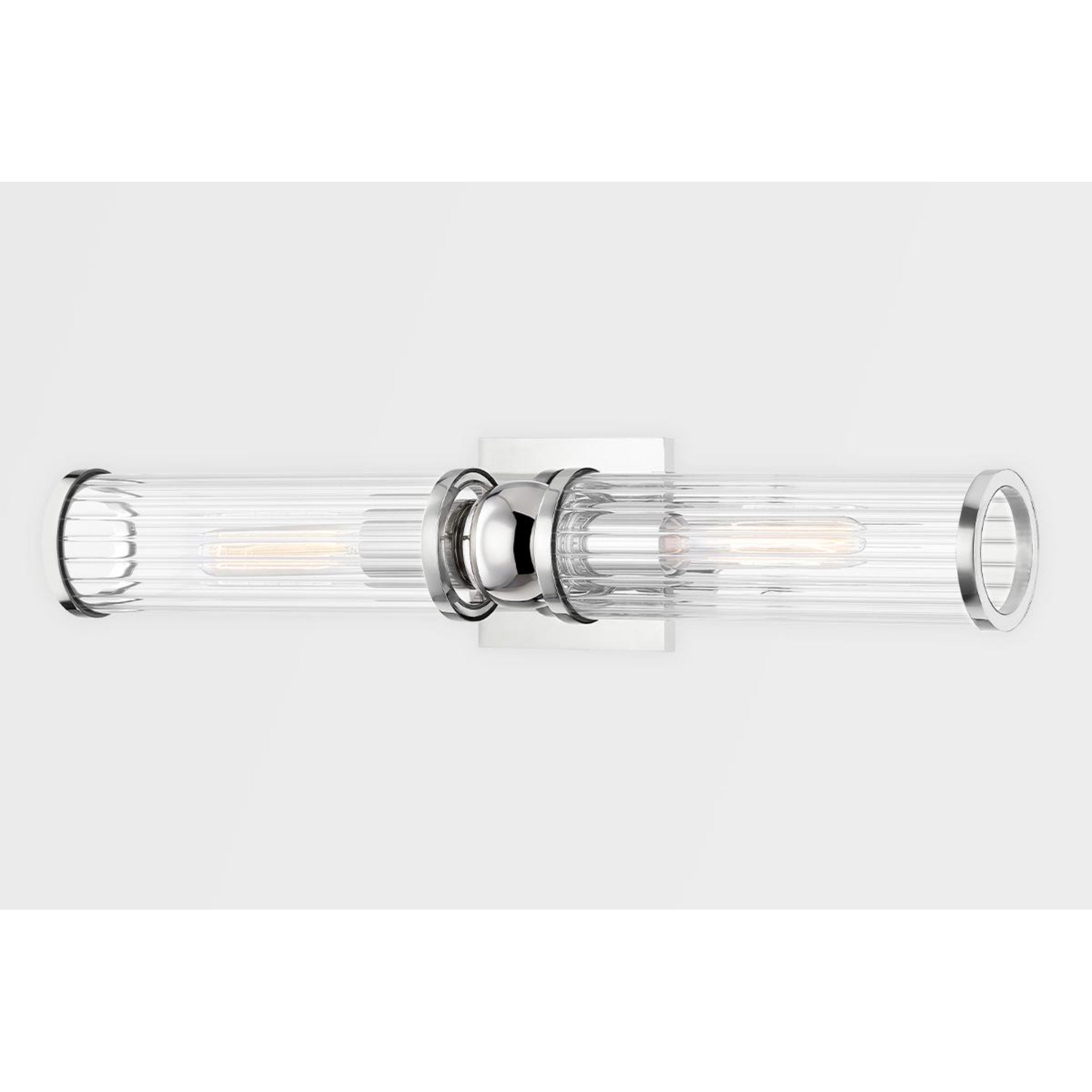 Malone 1-Light Wall Sconce in  Polished Nickel 4.5L x 4.5W x 13.5H