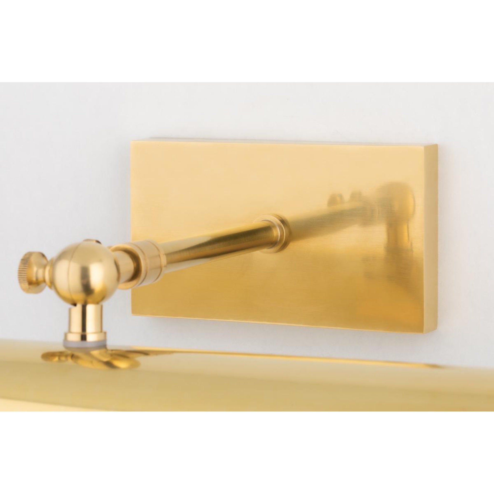 Hampshire 2-Light Picture Light in  Aged Brass by  Mark D. Sikes 15.75L x 15.75W x 4.5H