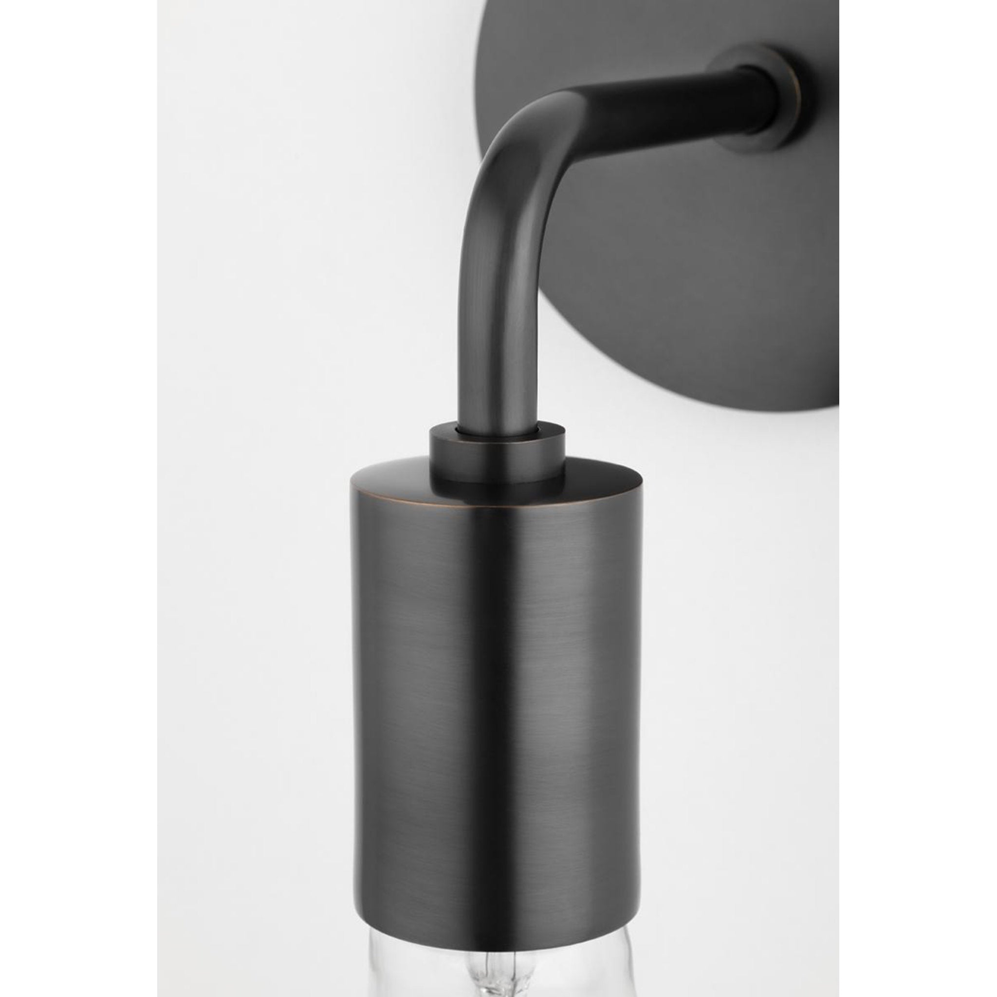 Ava 1-Light Wall Sconce in  Aged Brass 4.75L x 4.75W x 16.75H