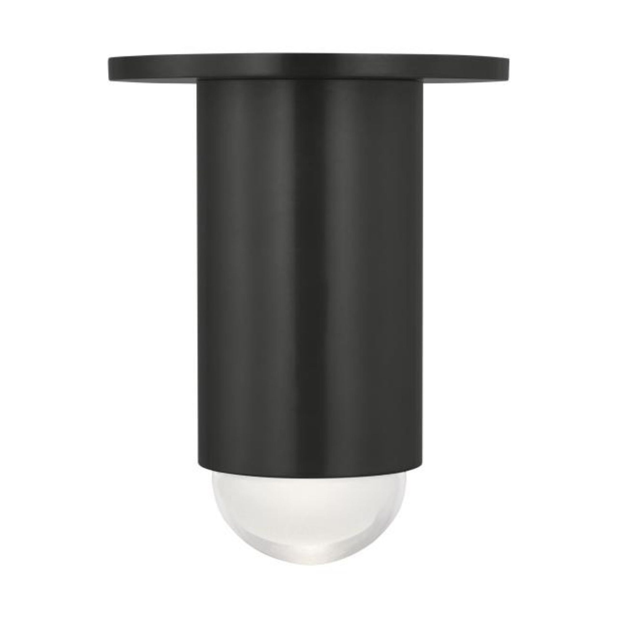 Ebell Small Flush Mount Flush & Semi-Flush Mount 1-Light LED 2700K Dark Bronze by Kelly Wearstler