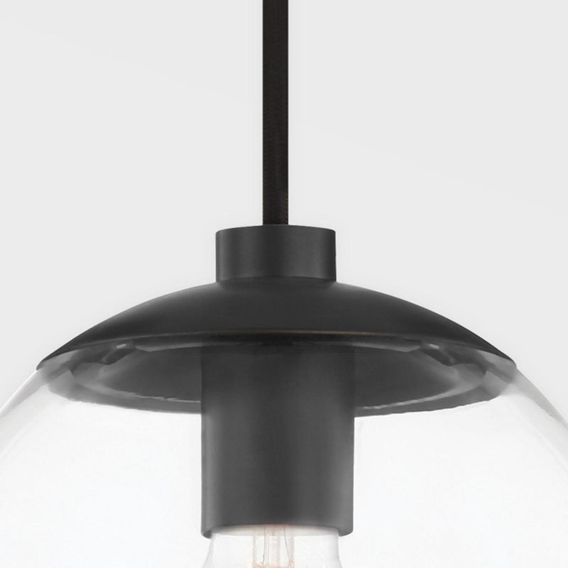Meadow 3 Light Semi Flush in Aged Brass