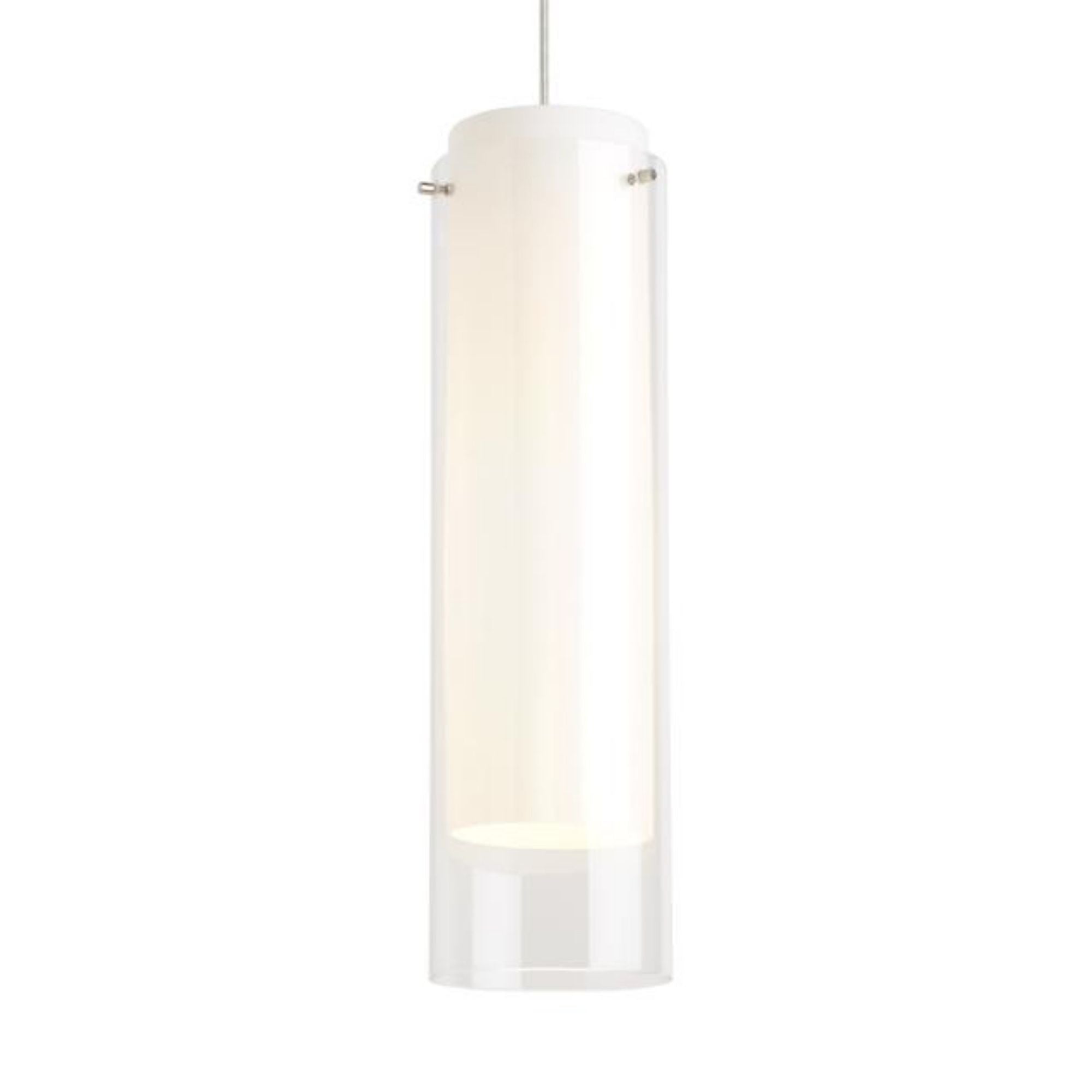 Echo Grande Pendant Line-Voltage Pendants/Suspension 1-Light Satin Nickel