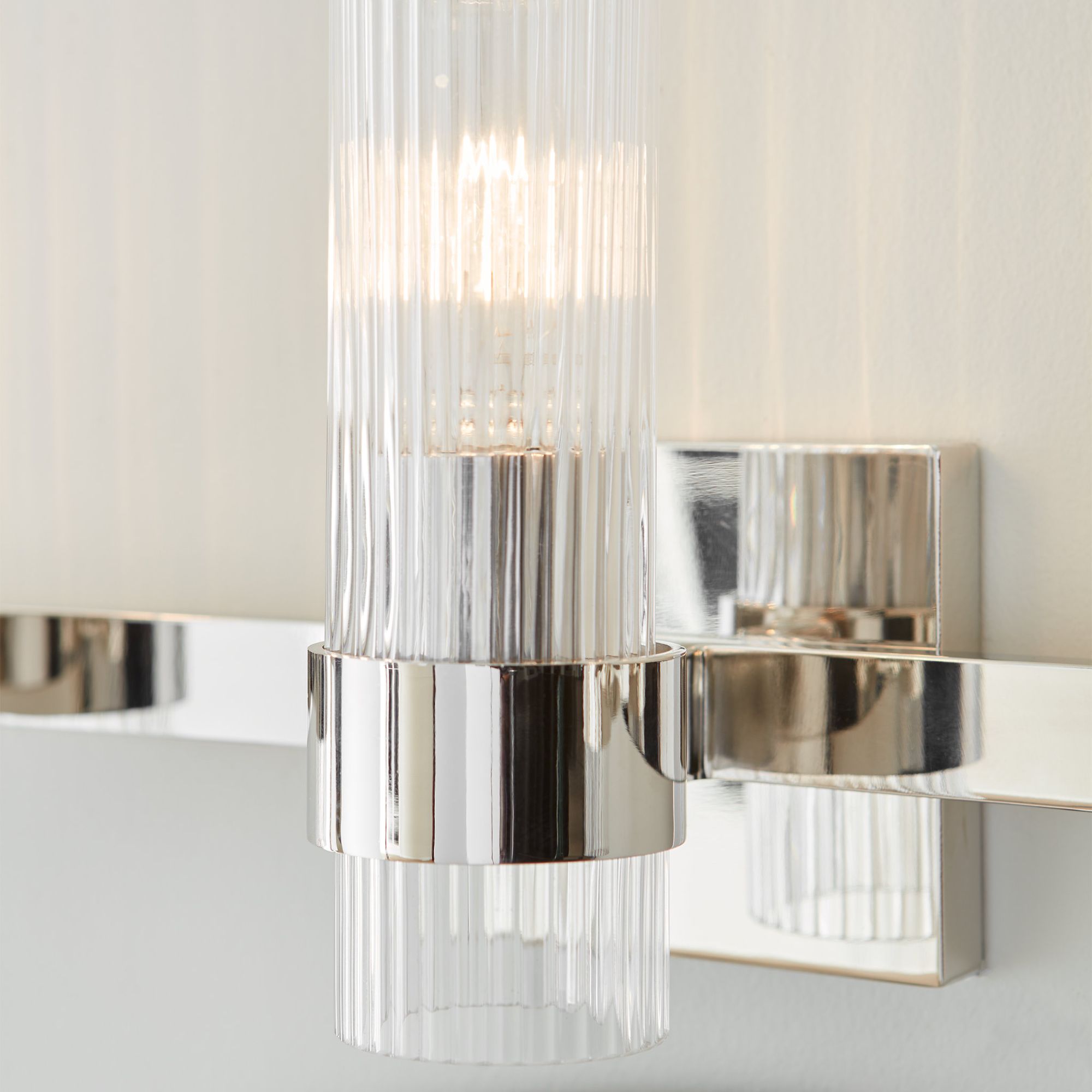 Chapman & Myers Geneva 3 - Light Vanity in Polished Nickel