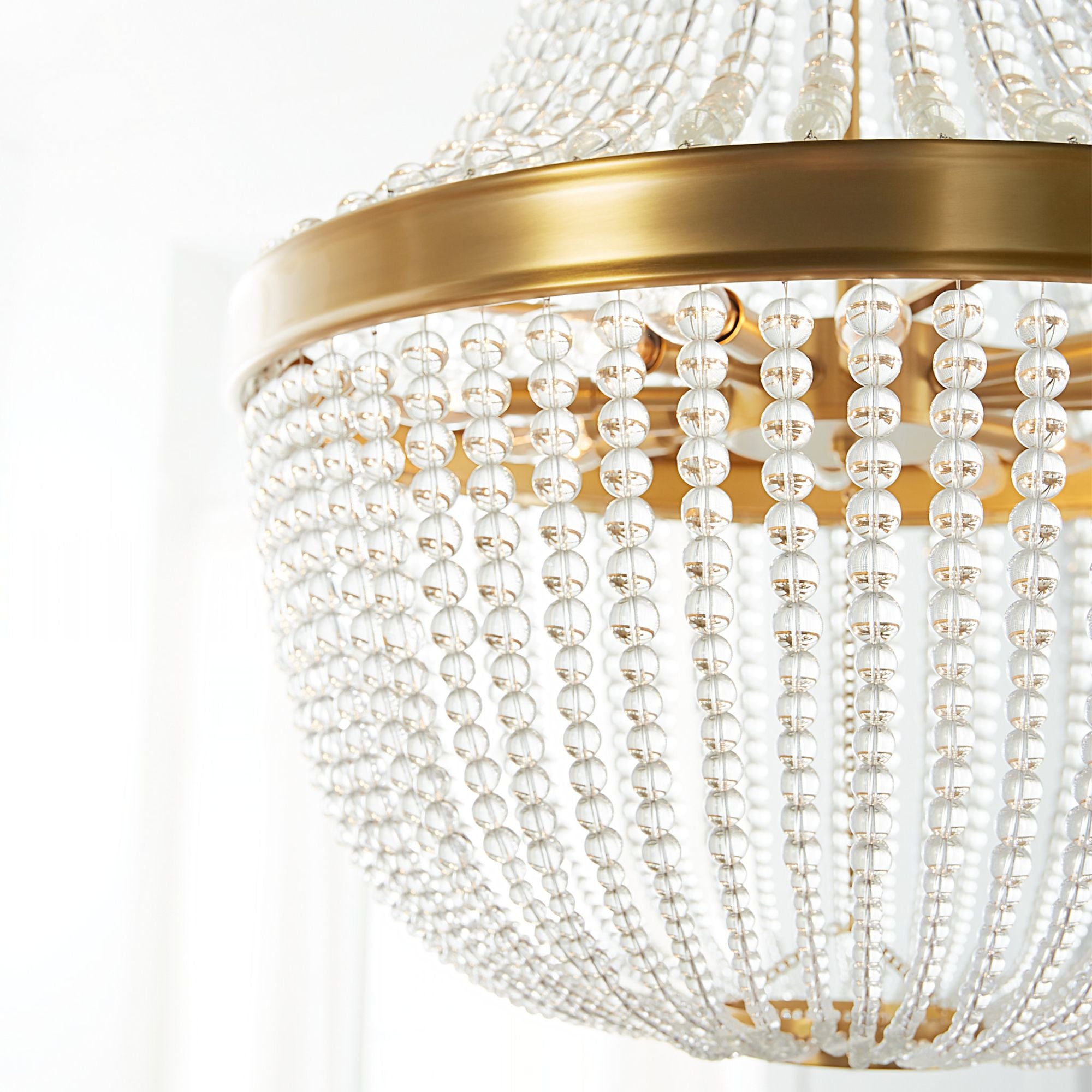 Chapman & Myers Summerhill Medium Chandelier in Burnished Brass