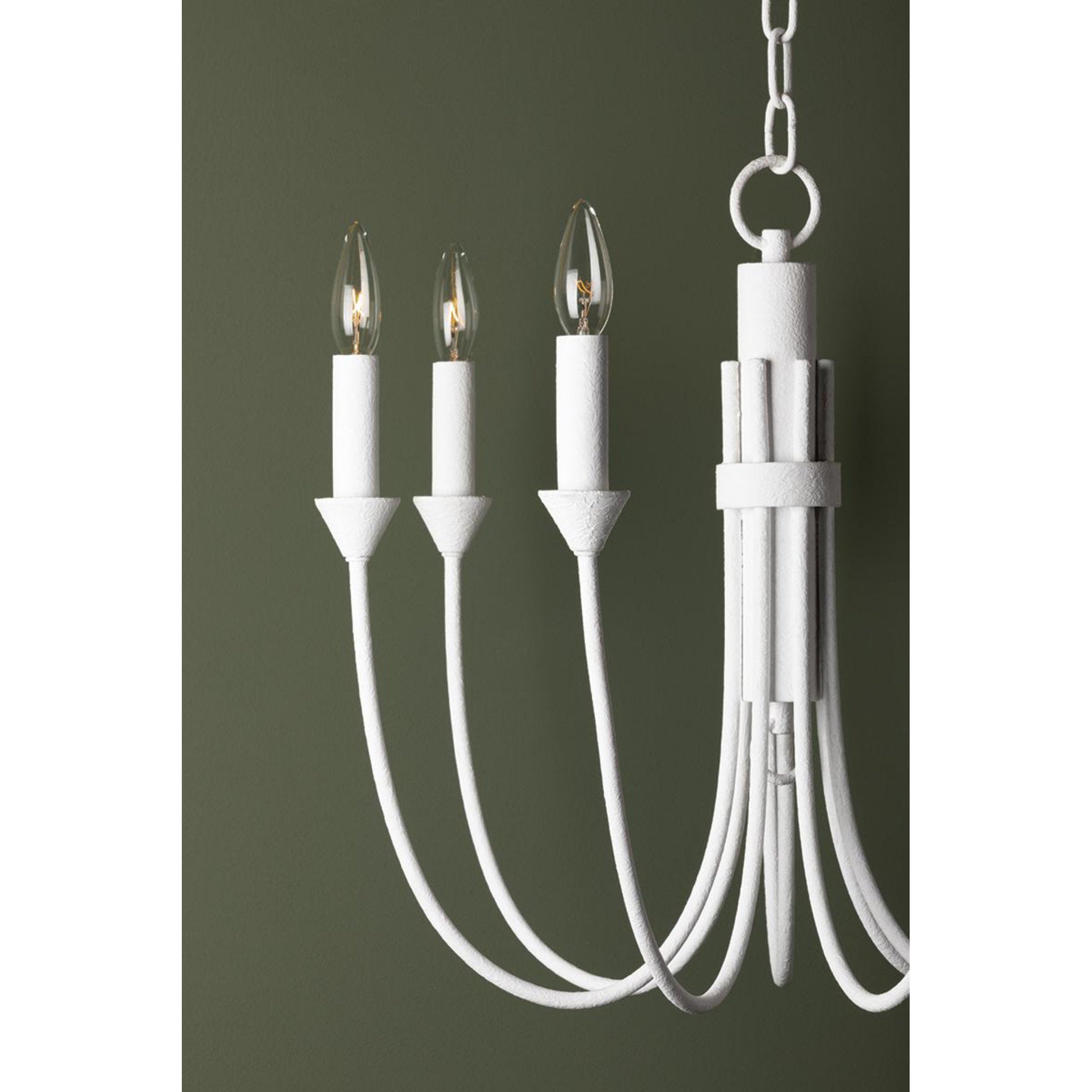 Cate Wall Sconce 3-Light LED in  Forged Iron 7.75L x 7.75W x 17.5H