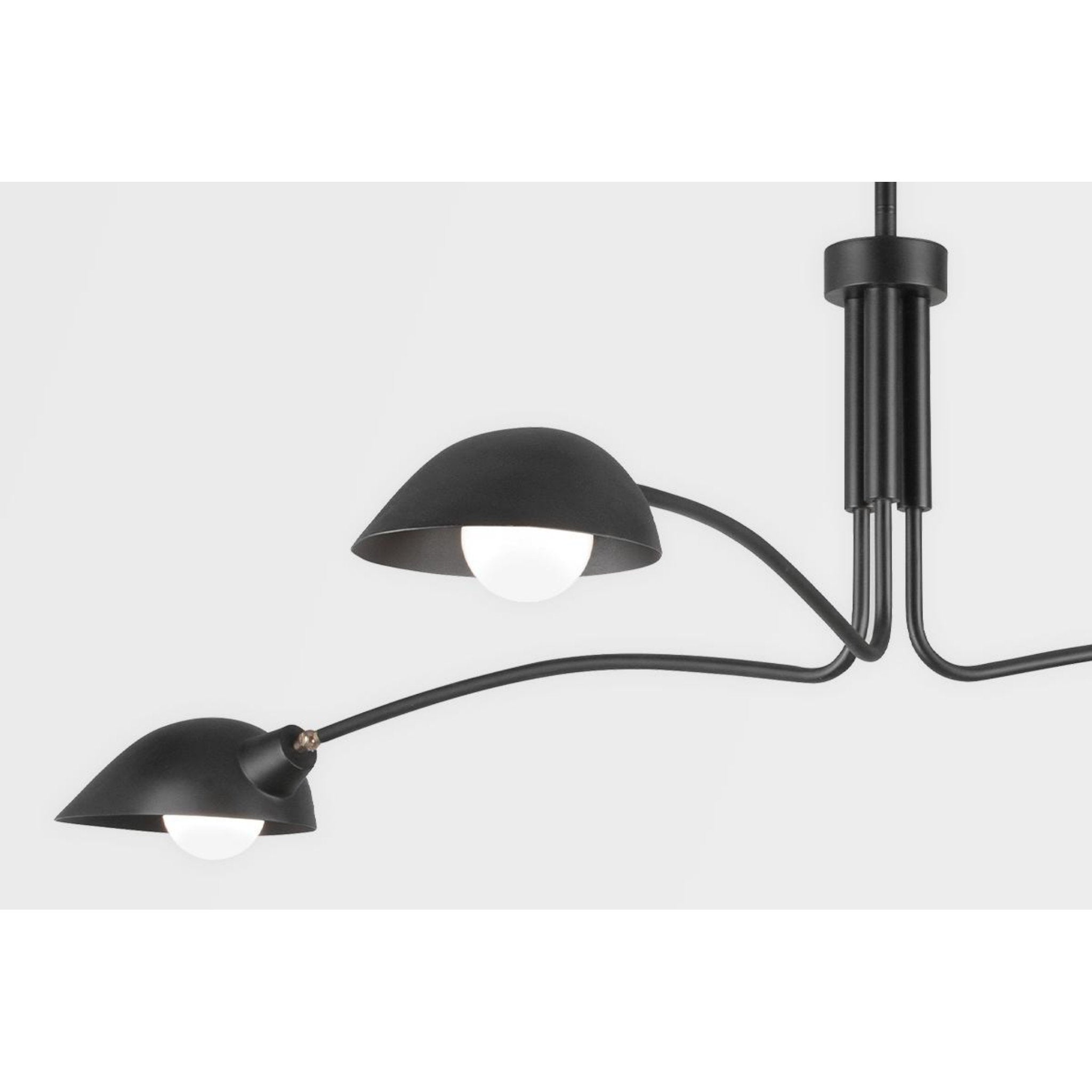Leo Plug-In Sconce 2-Light LED in  Soft Black 15.4L x 24.75W x 35H