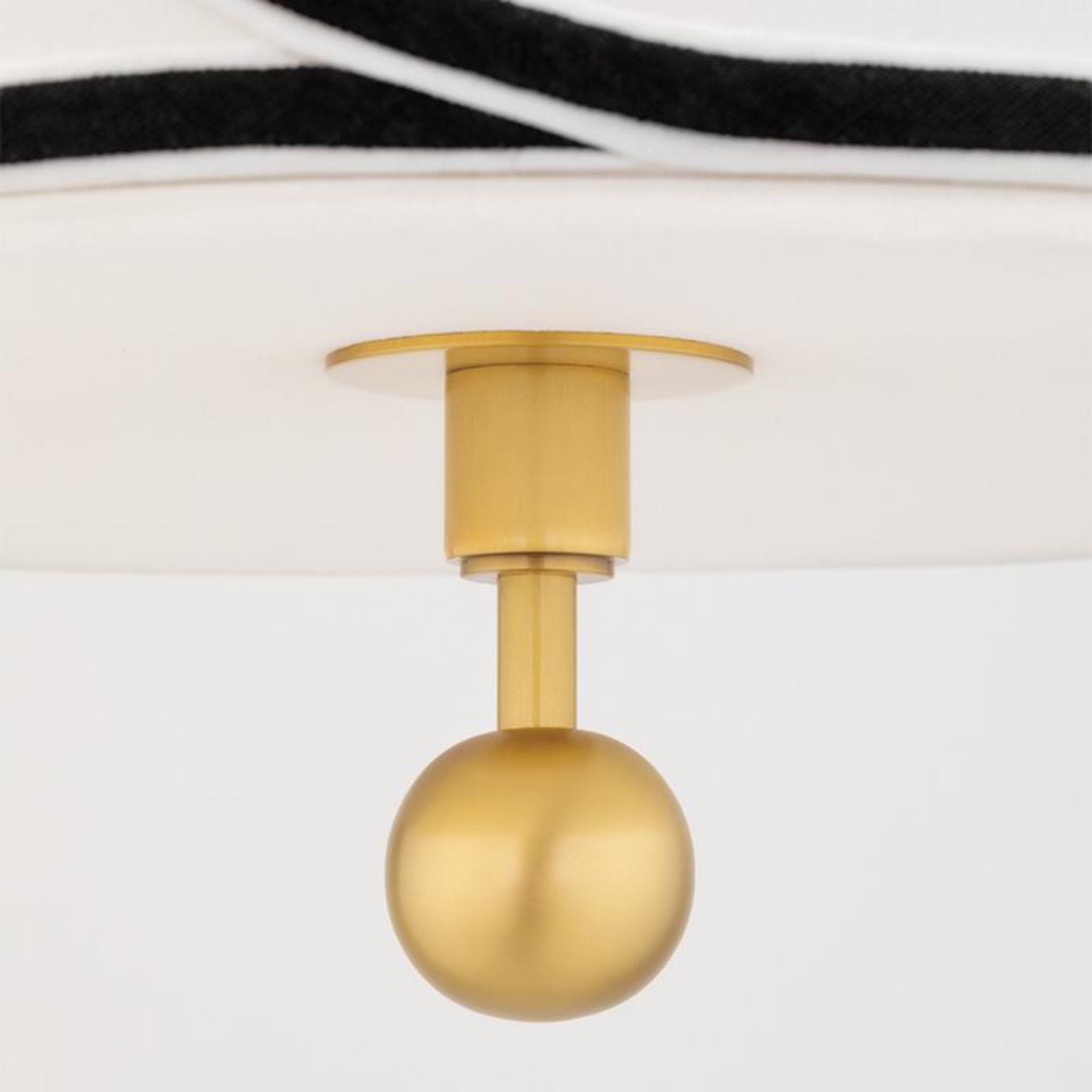 Zara 3-Light Chandelier in Aged Brass