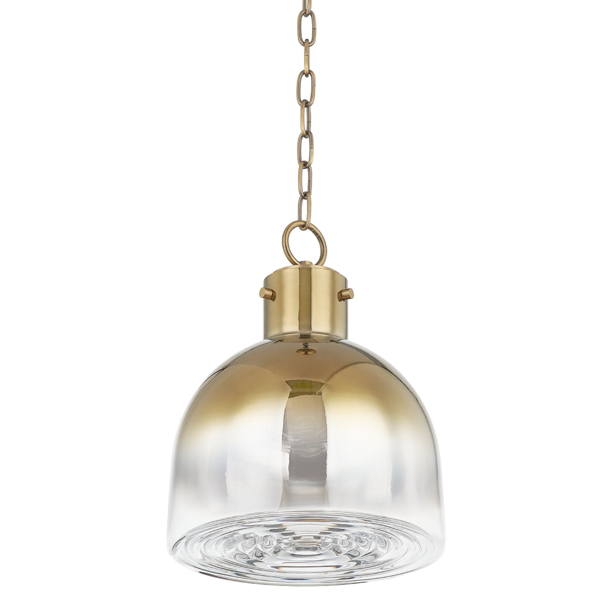 Beryl 1-Light LED Pendant in Patina Brass