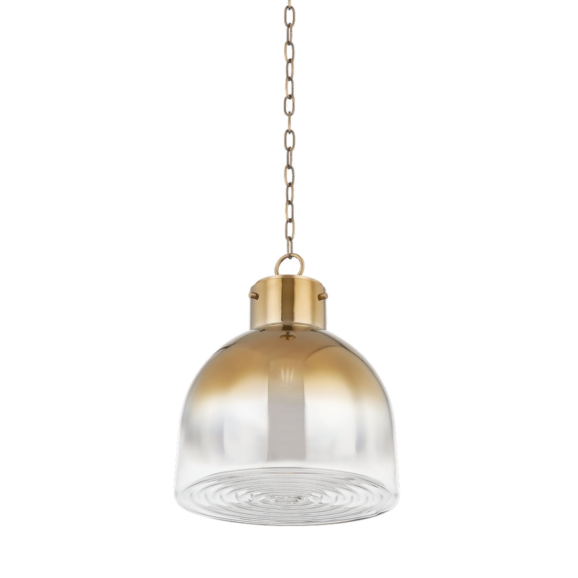 Beryl Pendant 1-Light LED in  Patina Brass 15.75L x 15.75W x 19H