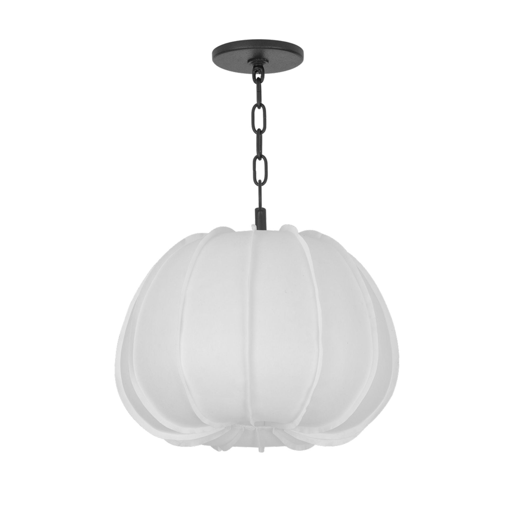 Bayu 1-Light Pendant in Forged Iron 16.25W x 14.5H