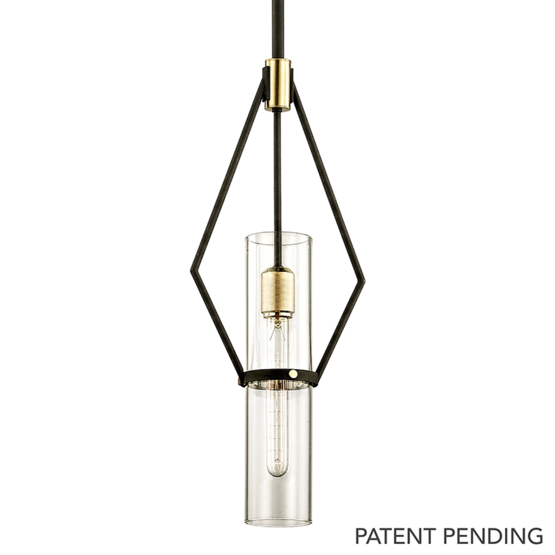 Raef 1-Light Pendant in Textured Bronze 9.5W x 24.25H