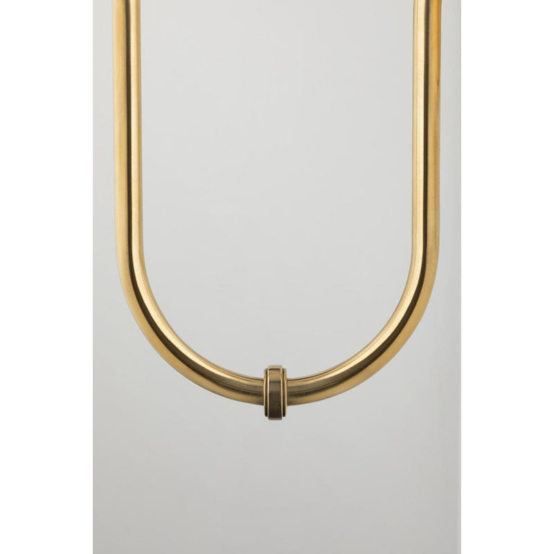 Jericho 1 Light Wall Sconce in Historic Nickel
