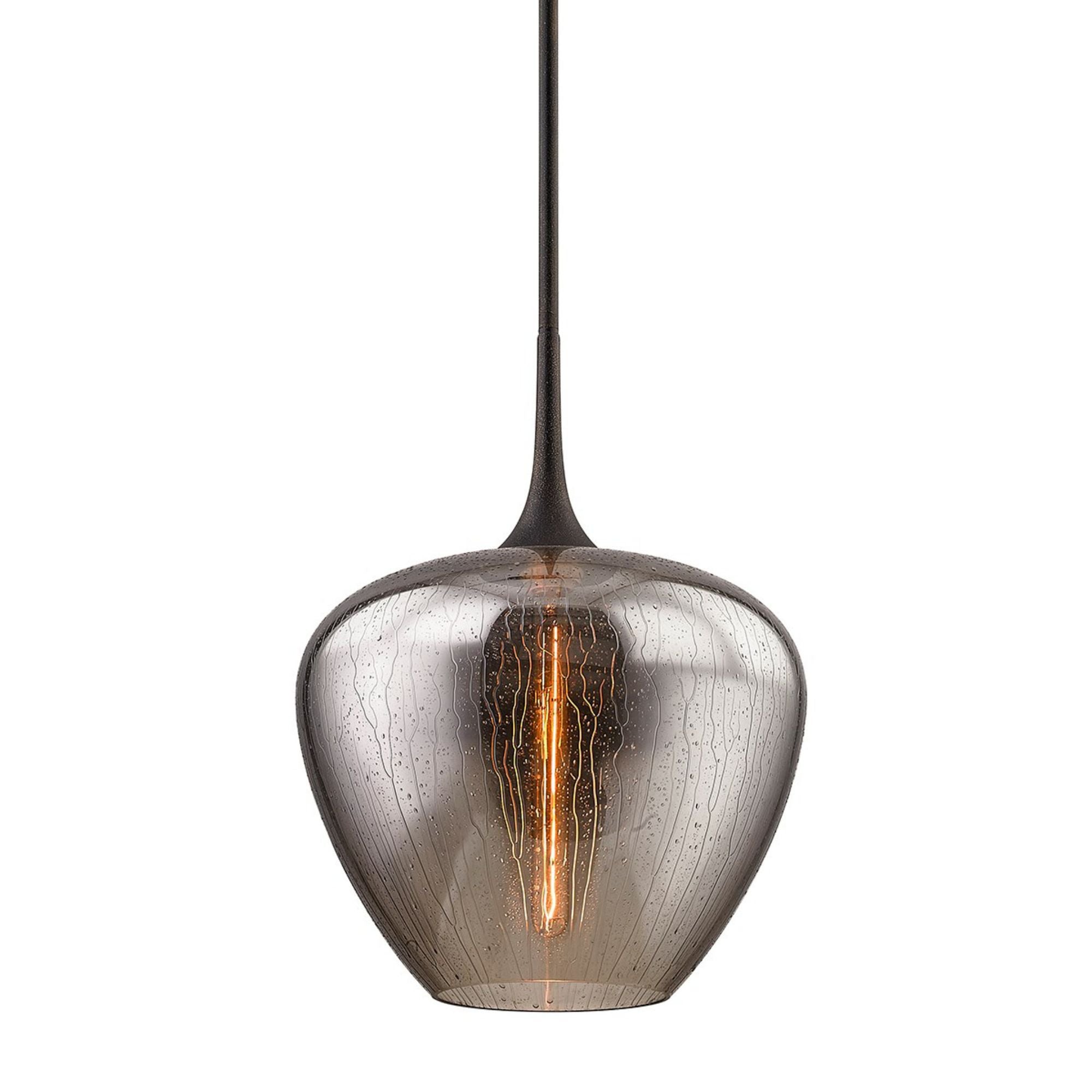 West End Pendant 1-Light LED in  Vintage Bronze 16L x 16W x 21.25H