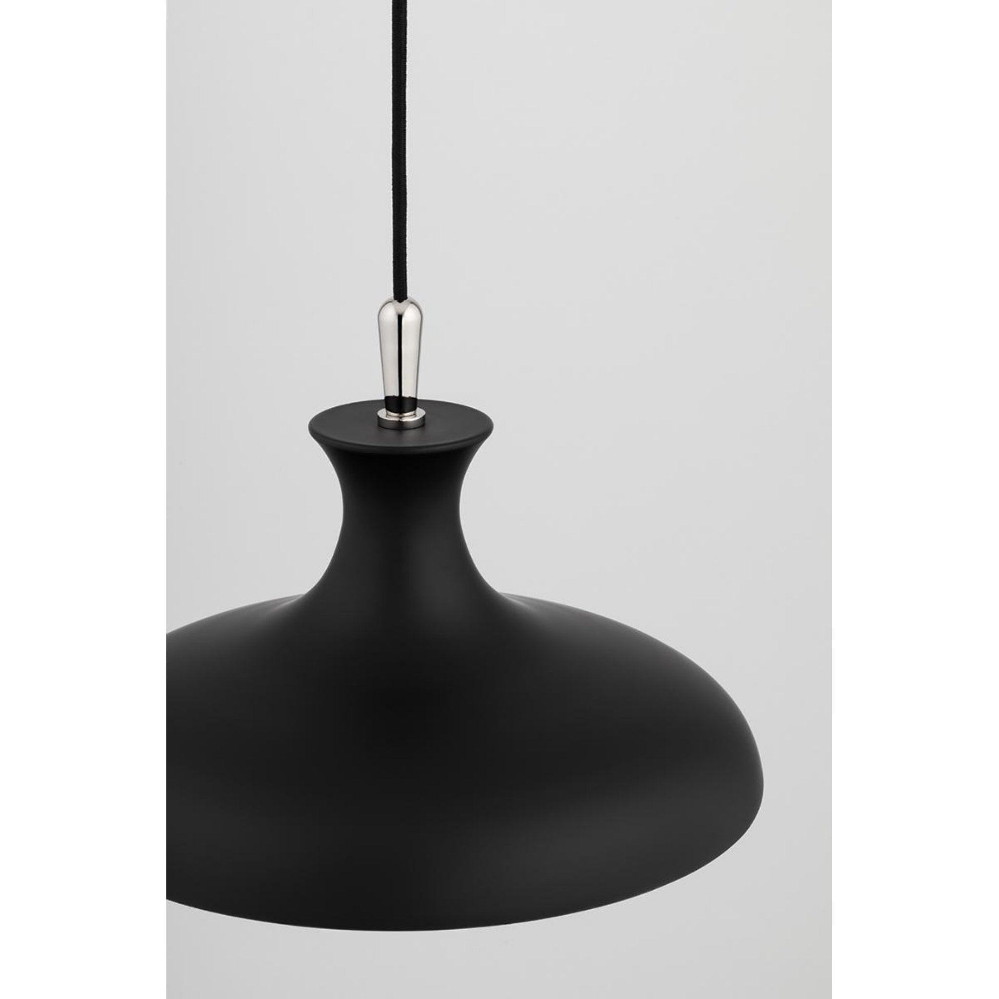 Cassidy 1-Light Pendant in Aged Brass/Soft Off White