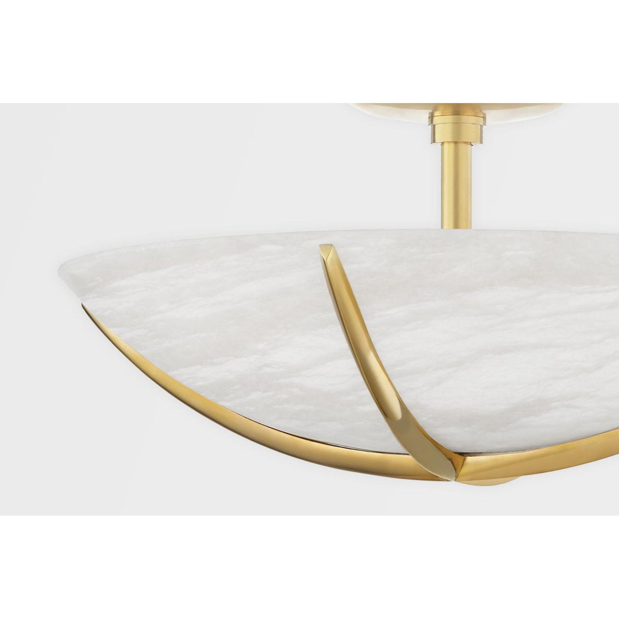 Wheatley 1-Light Wall Sconce in  Aged Brass 7L x 7W x 9.25H