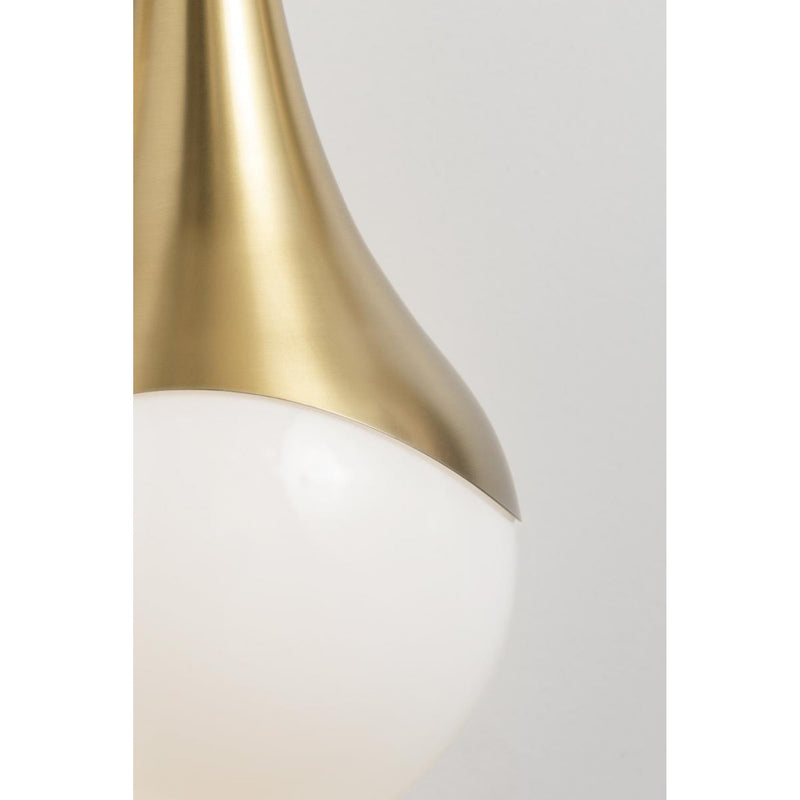 Ariana 1 Light Bath and Vanity in Polished Nickel