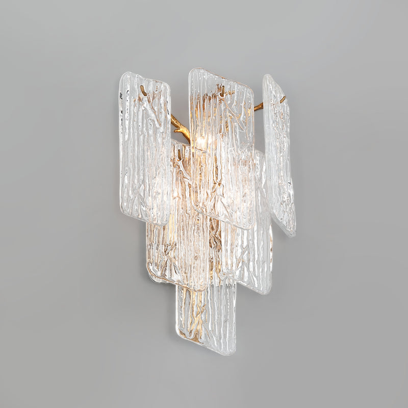 Piemonte 3 Light Wall Sconce in Royal Gold