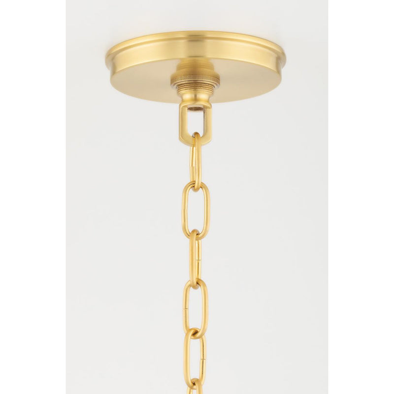 Howell 12 Light Chandelier in Aged Brass