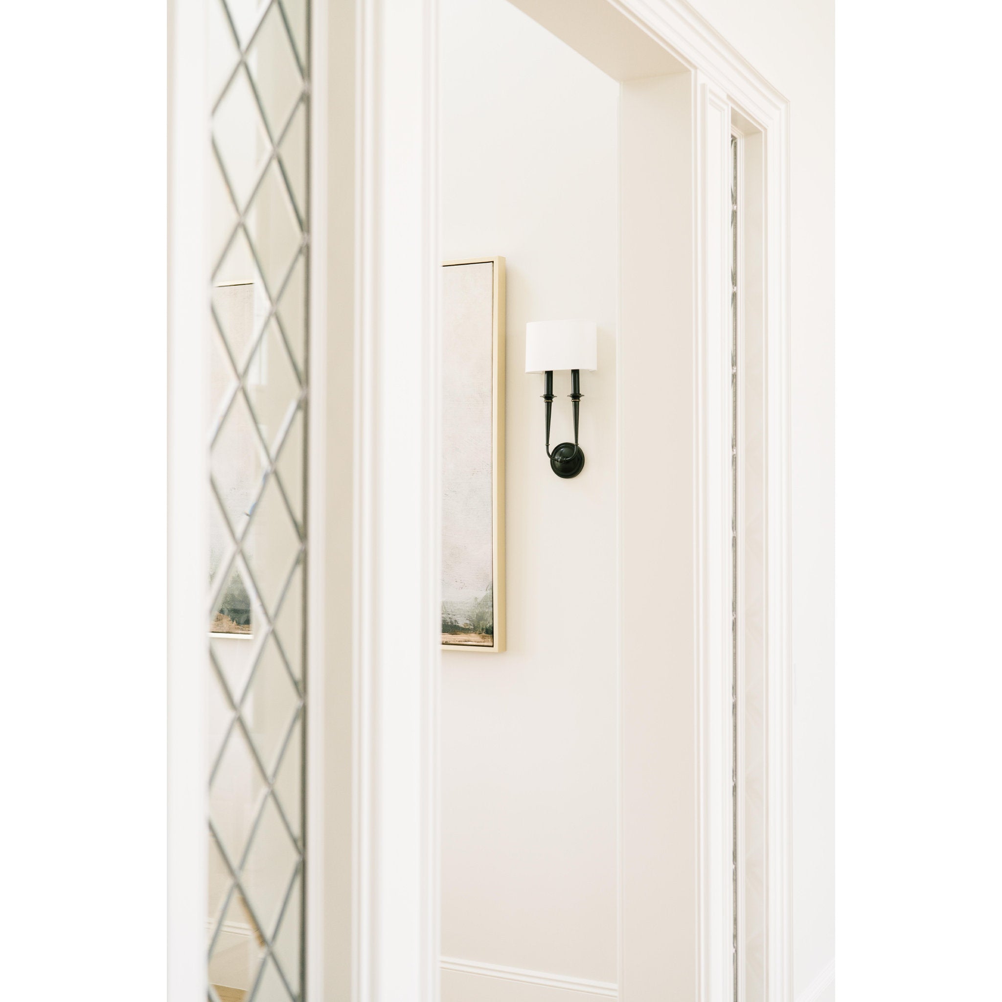 Lourdes 2-Light Wall Sconce in  Old Bronze 9.5L x 9.5W x 19H