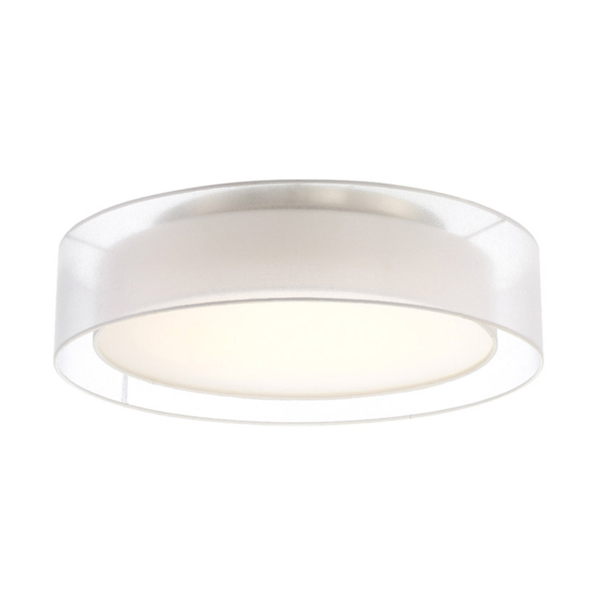 Modern Forms FM-16824-BN 3000K 31 Watt Metropolis LED Semi Flush Mount in Brushed Nickel