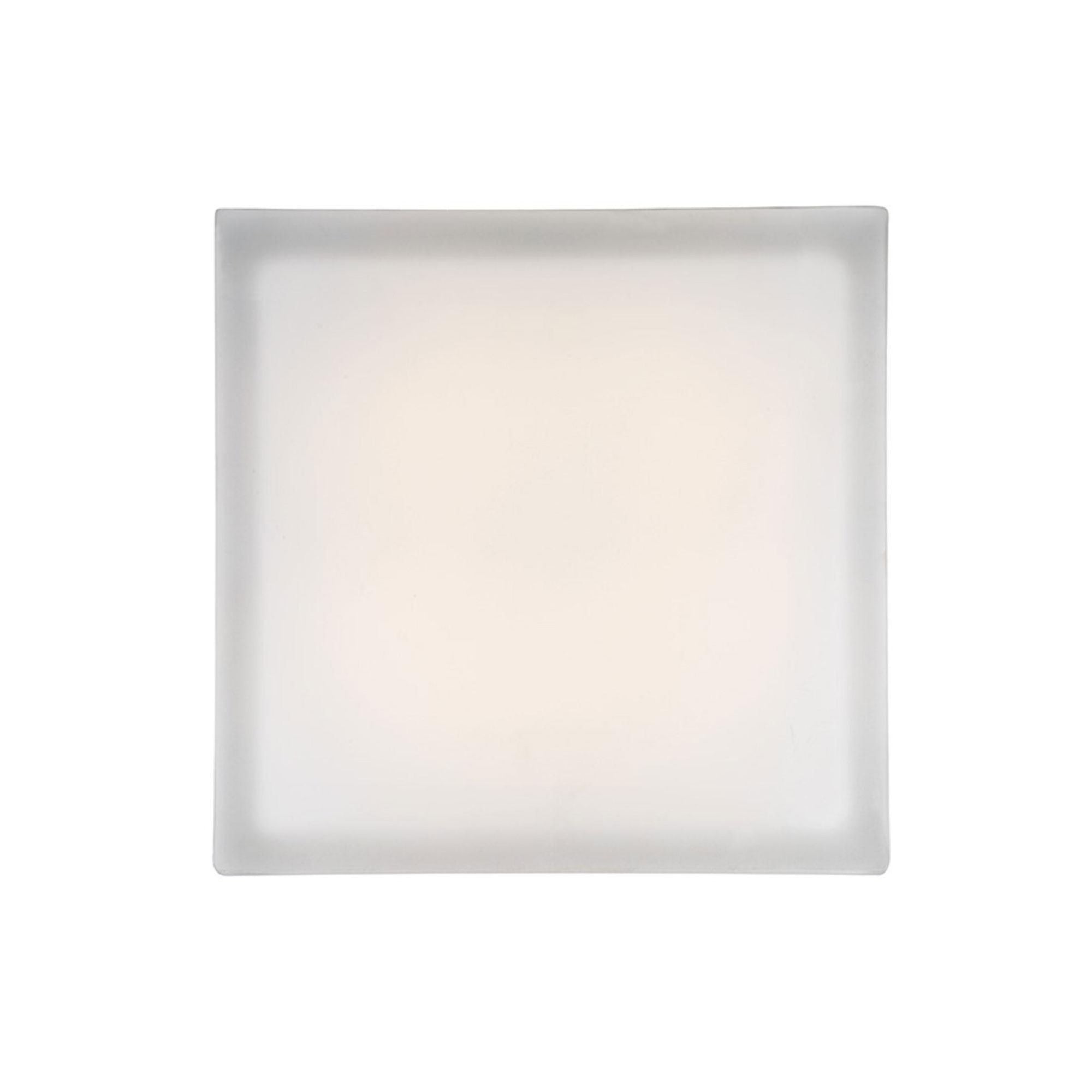 Matrix 9in LED Square Flush Mount 2700K in Titanium