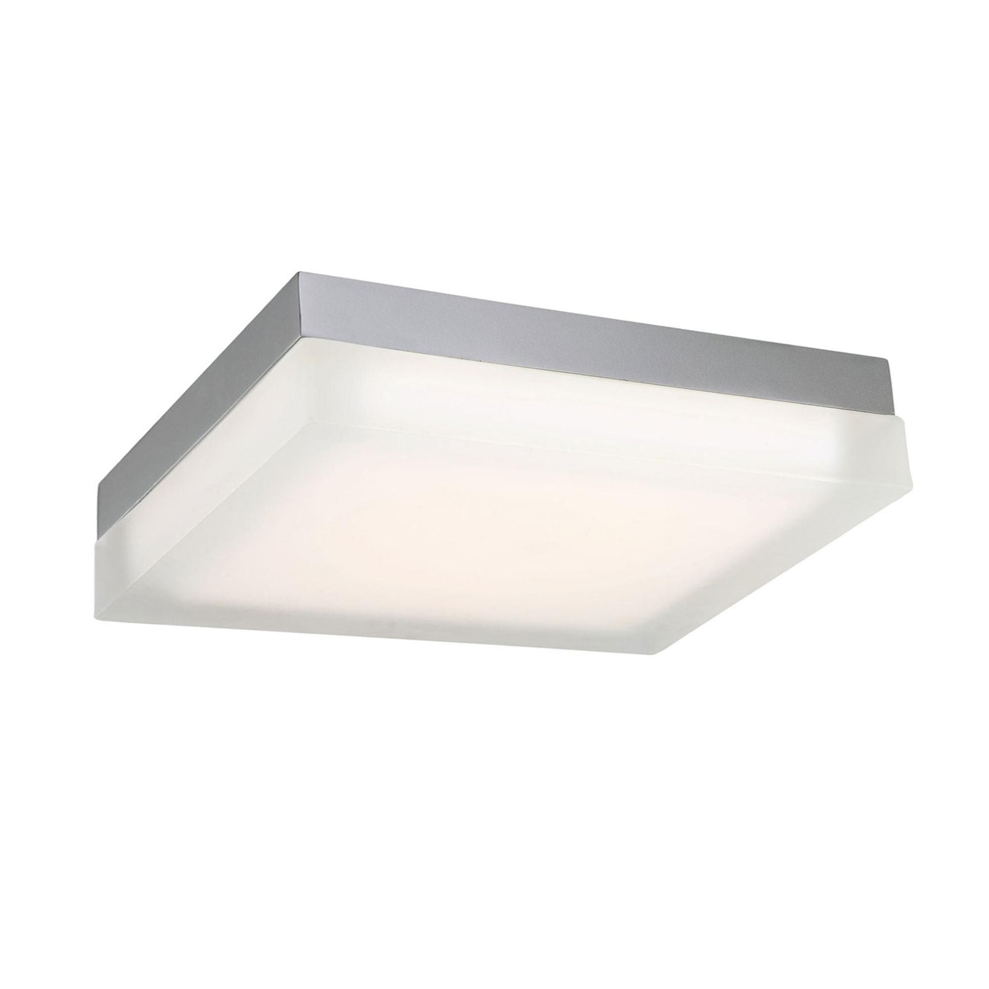 Matrix 12in LED Square Flush Mount 3500K in Titanium