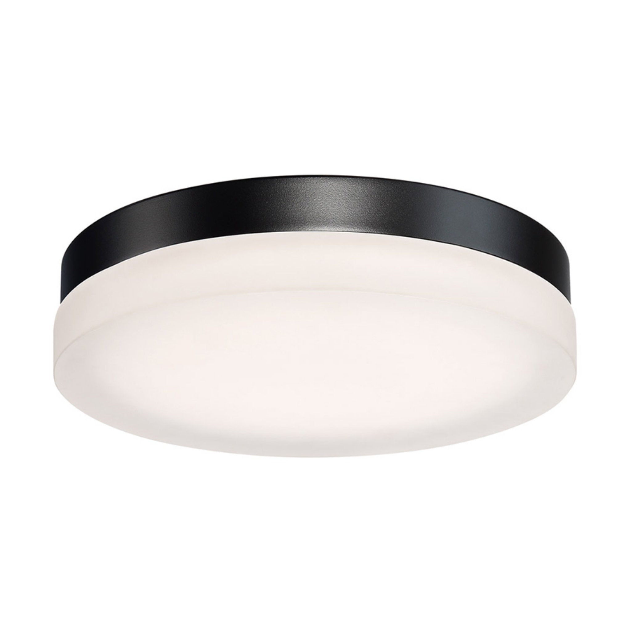 Modern Forms FM-2111-30-BK 3000K 30 Watt Circa LED Round Flush Mount in Black