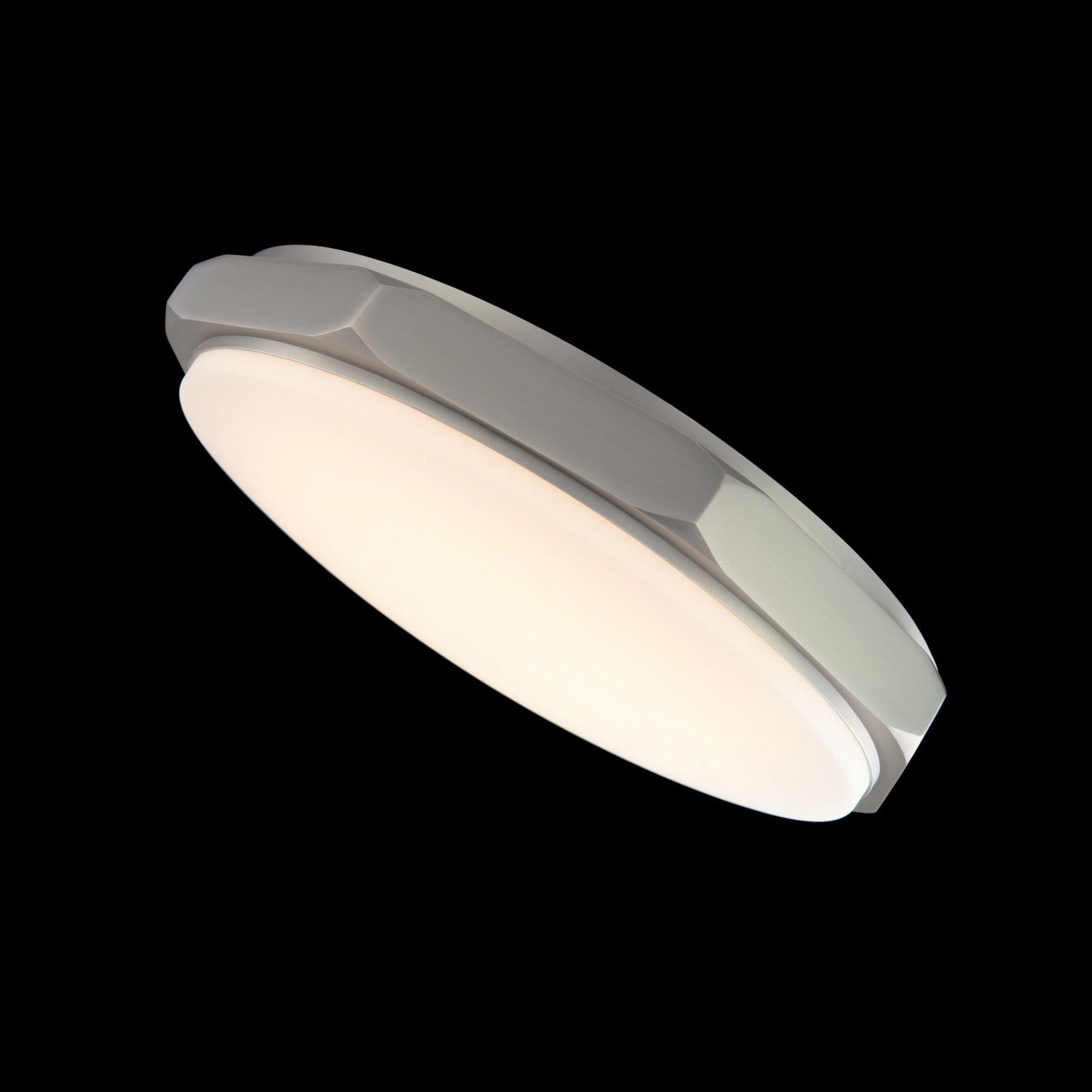 Grommet 16in LED Flush Mount 3-CCT 2700K-3000K-3500K Set to 3000K in Brushed Nickel